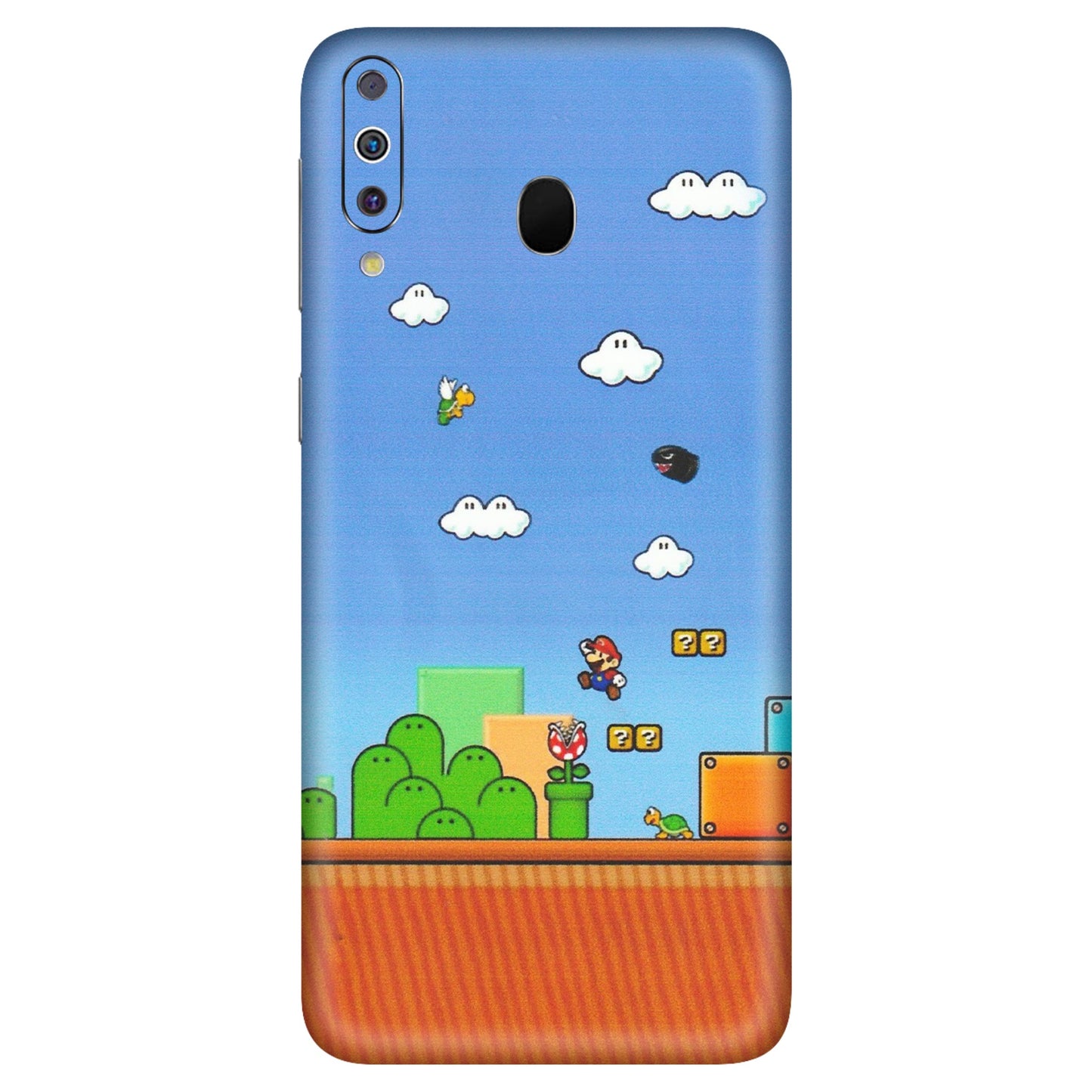 Samsung M/F/Note/Flip and C Phone Skins (All Models) - Mario Game Scene - Matte Finish (M-24) Samsung Galaxy M30
