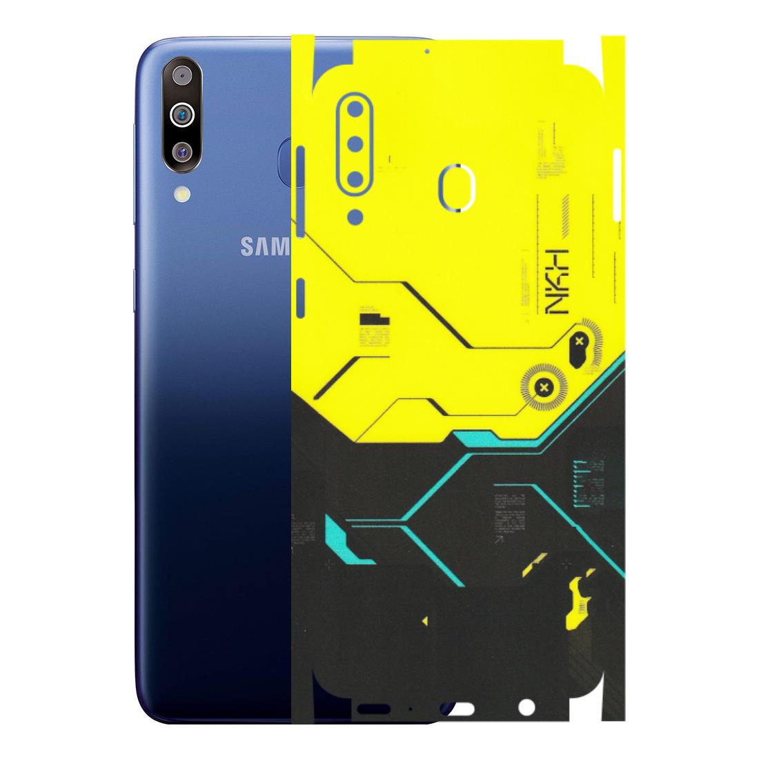 Samsung M/F/Note/Flip and C Phone Skins (All Models) - Black Yellow Technica - Matte Finish (M-53) Samsung Galaxy M30