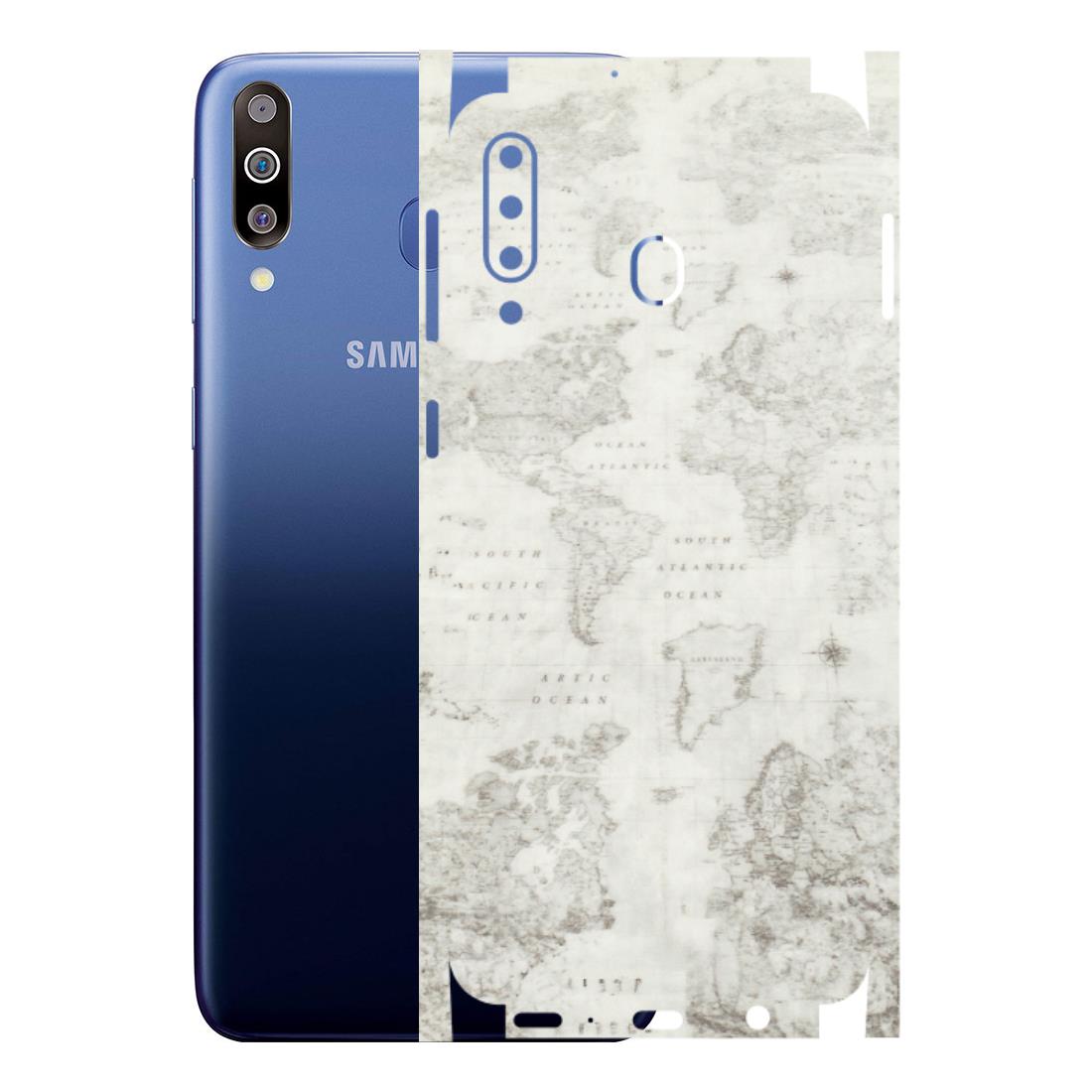Samsung M/F/Note/Flip and C Phone Skins (All Models) - World Travel Map - Transparent Finish (T-04) Samsung Galaxy M30