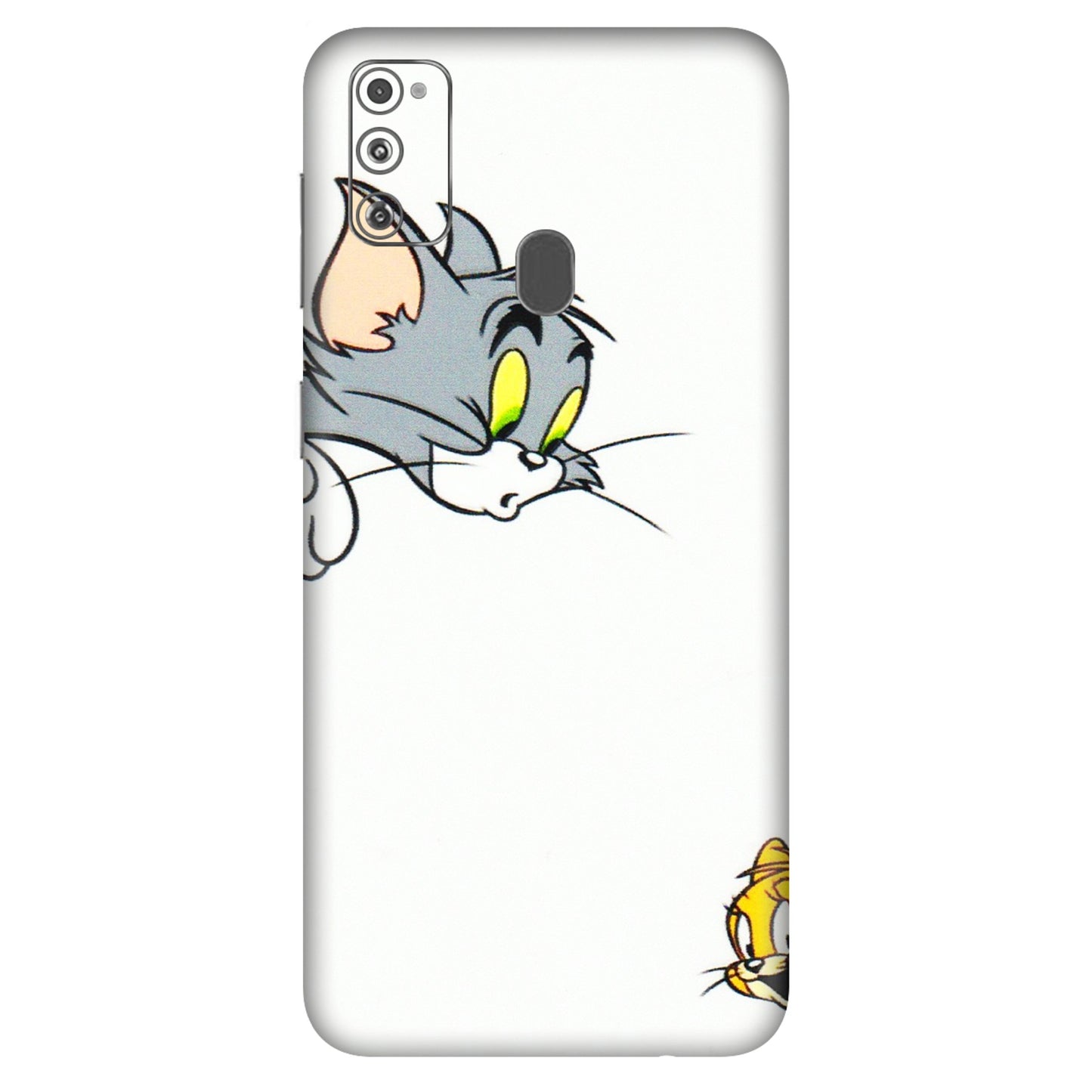 Samsung M/F/Note/Flip and C Phone Skins (All Models) - Cute Tom And Jerry - 3D Embossed Finish (L-220) Samsung Galaxy M30S