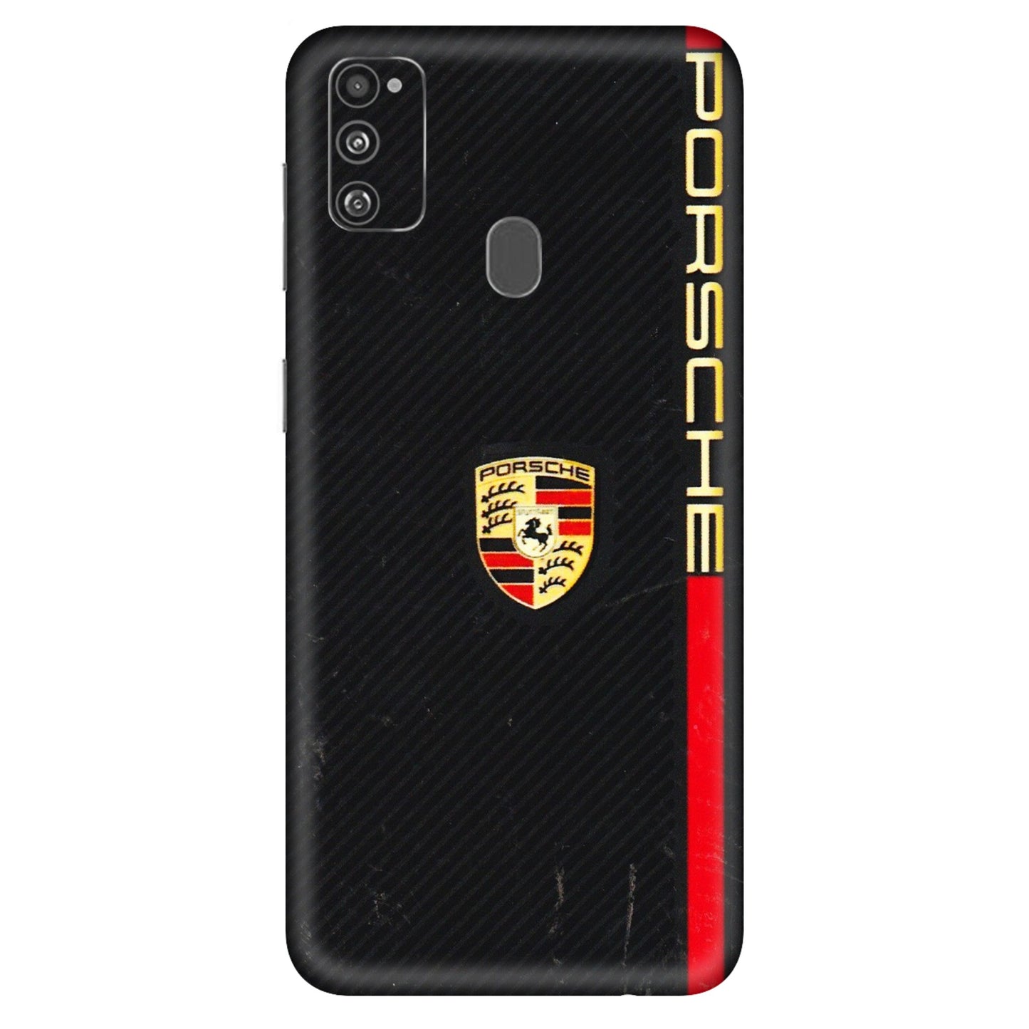Samsung M/F/Note/Flip and C Phone Skins (All Models) - Premium Porsche - 3D Embossed Finish (L-225) Samsung Galaxy M30S
