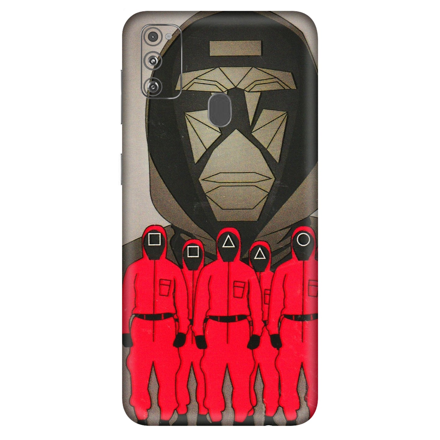 Samsung M/F/Note/Flip and C Phone Skins (All Models) - Squid Game Hero - 3D Embossed Finish (L-245) Samsung Galaxy M30S