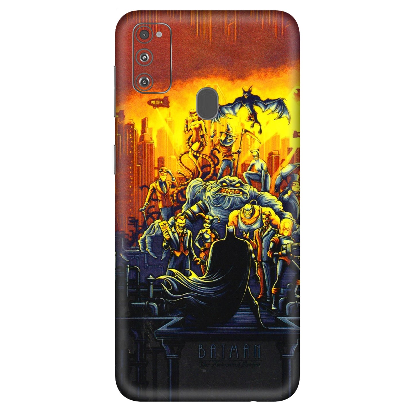 Samsung M/F/Note/Flip and C Phone Skins (All Models) - Games Doodles - 3D Embossed Finish (L-24) Samsung Galaxy M30S