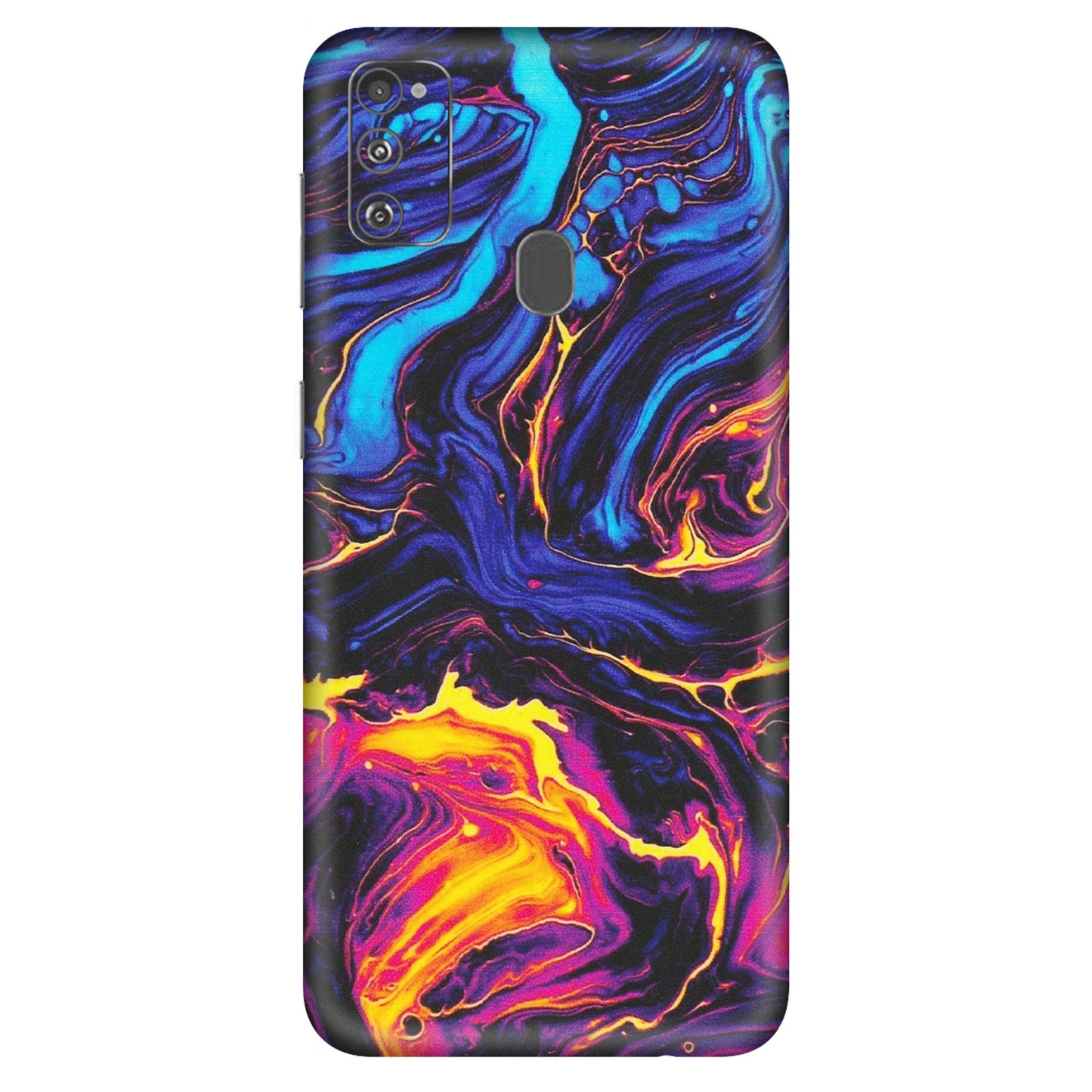 Samsung M/F/Note/Flip and C Phone Skins (All Models) - Abstract Paint Classy - Matte Finish (M-15) Samsung Galaxy M30S