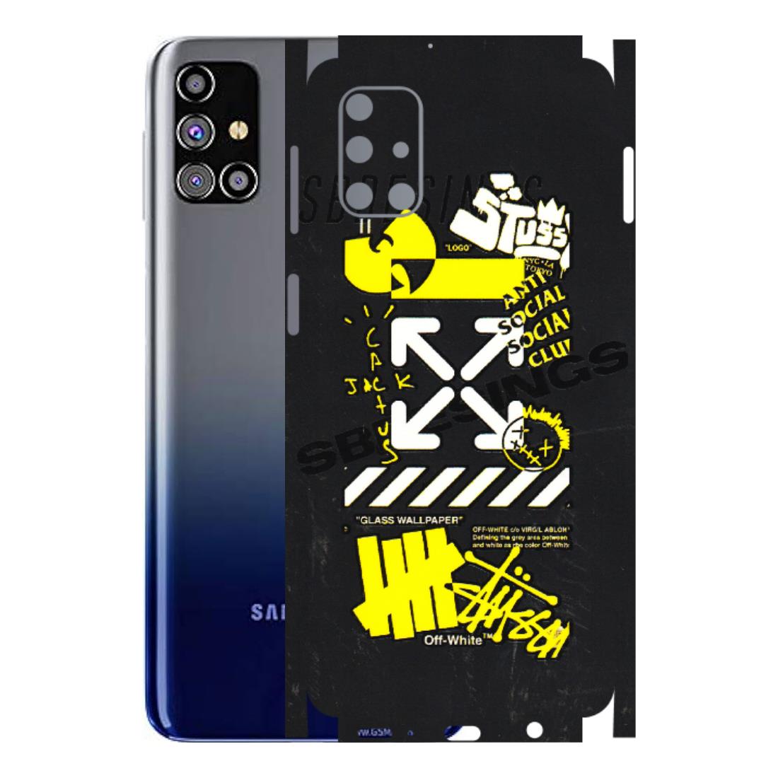 Samsung M/F/Note/Flip and C Phone Skins (All Models) - Anti Social Graffiti - 3D Embossed Finish (L-198) Samsung Galaxy M31s