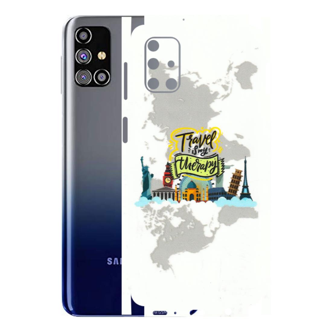 Samsung M/F/Note/Flip and C Phone Skins (All Models) - Travel Therapy - 3D Embossed Finish (L-199) Samsung Galaxy M31s