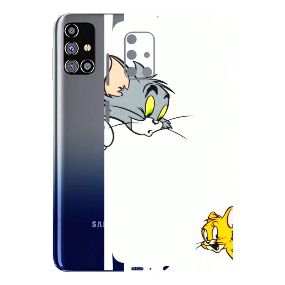 Samsung M/F/Note/Flip and C Phone Skins (All Models) - Cute Tom And Jerry - 3D Embossed Finish (L-220) Samsung Galaxy M31s