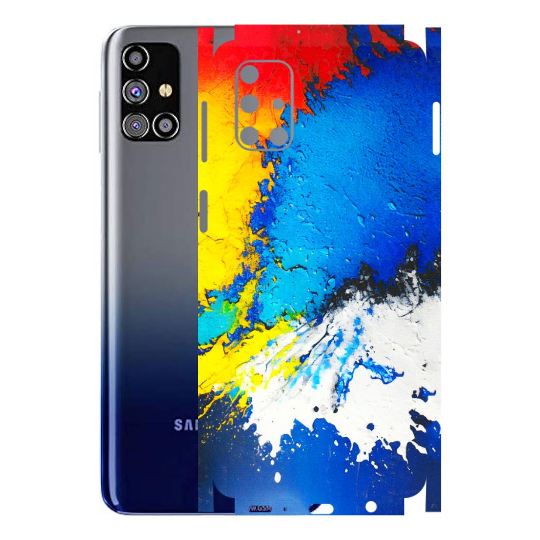 Samsung M/F/Note/Flip and C Phone Skins (All Models) - Acrylic Paint Spill - 3D Embossed Finish (L-229) Samsung Galaxy M31s