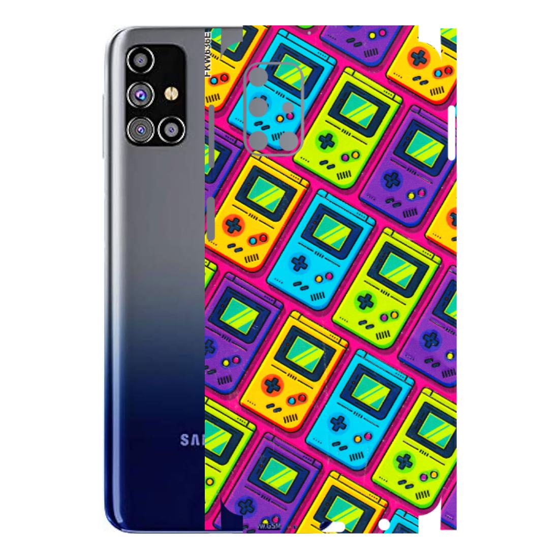 Samsung M/F/Note/Flip and C Phone Skins (All Models) - Gameboy Colourful - 3D Embossed Finish (L-266) Samsung Galaxy M31s
