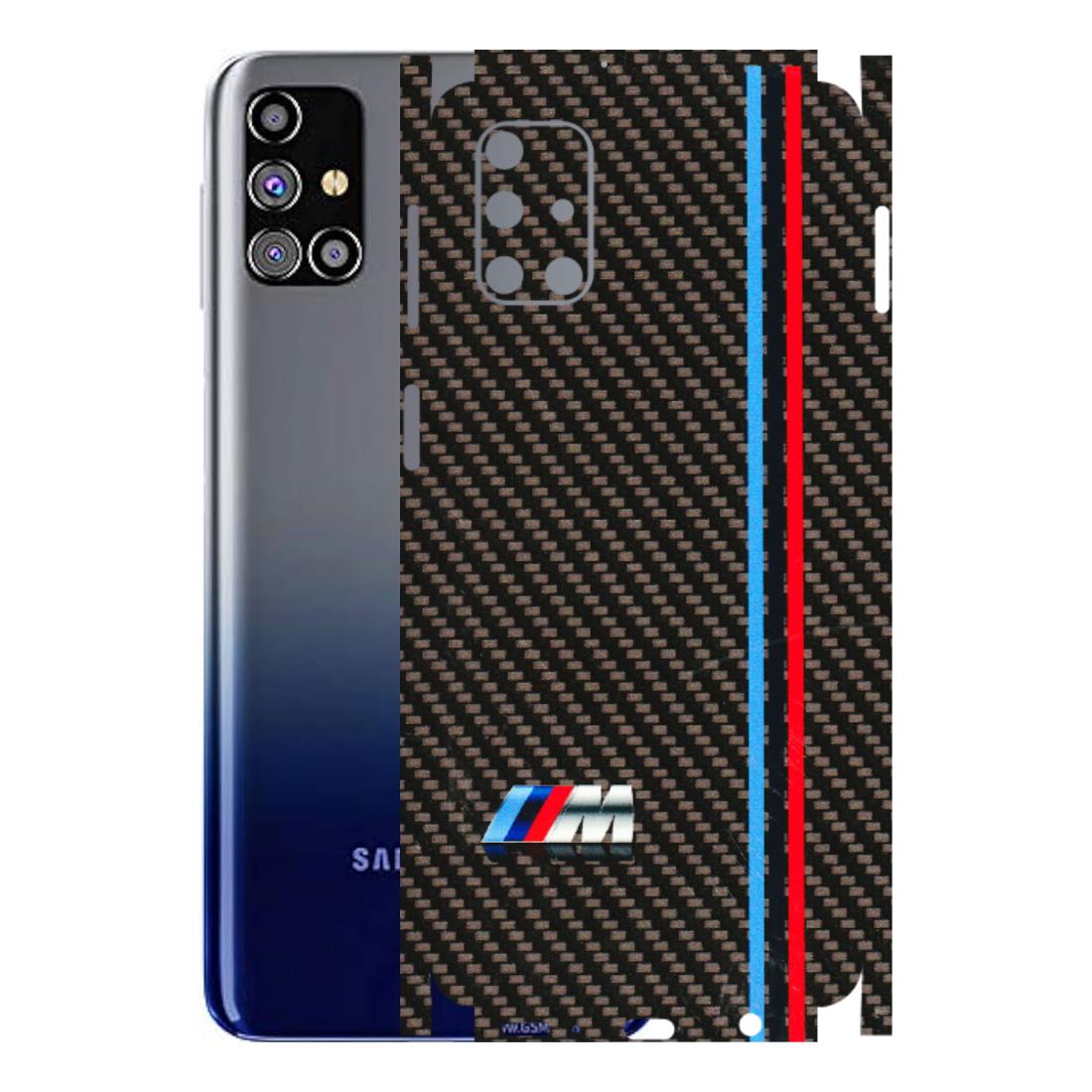 Samsung M/F/Note/Flip and C Phone Skins (All Models) - BM Carbon Fiber Feels - 3D Embossed Finish (L-38) Samsung Galaxy M31s