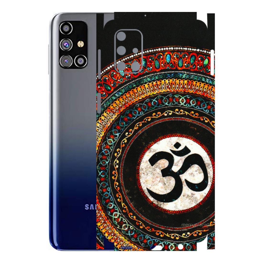 Samsung M/F/Note/Flip and C Phone Skins (All Models) - Aum Chant Abstract - 3D Embossed Finish (L-42) Samsung Galaxy M31s