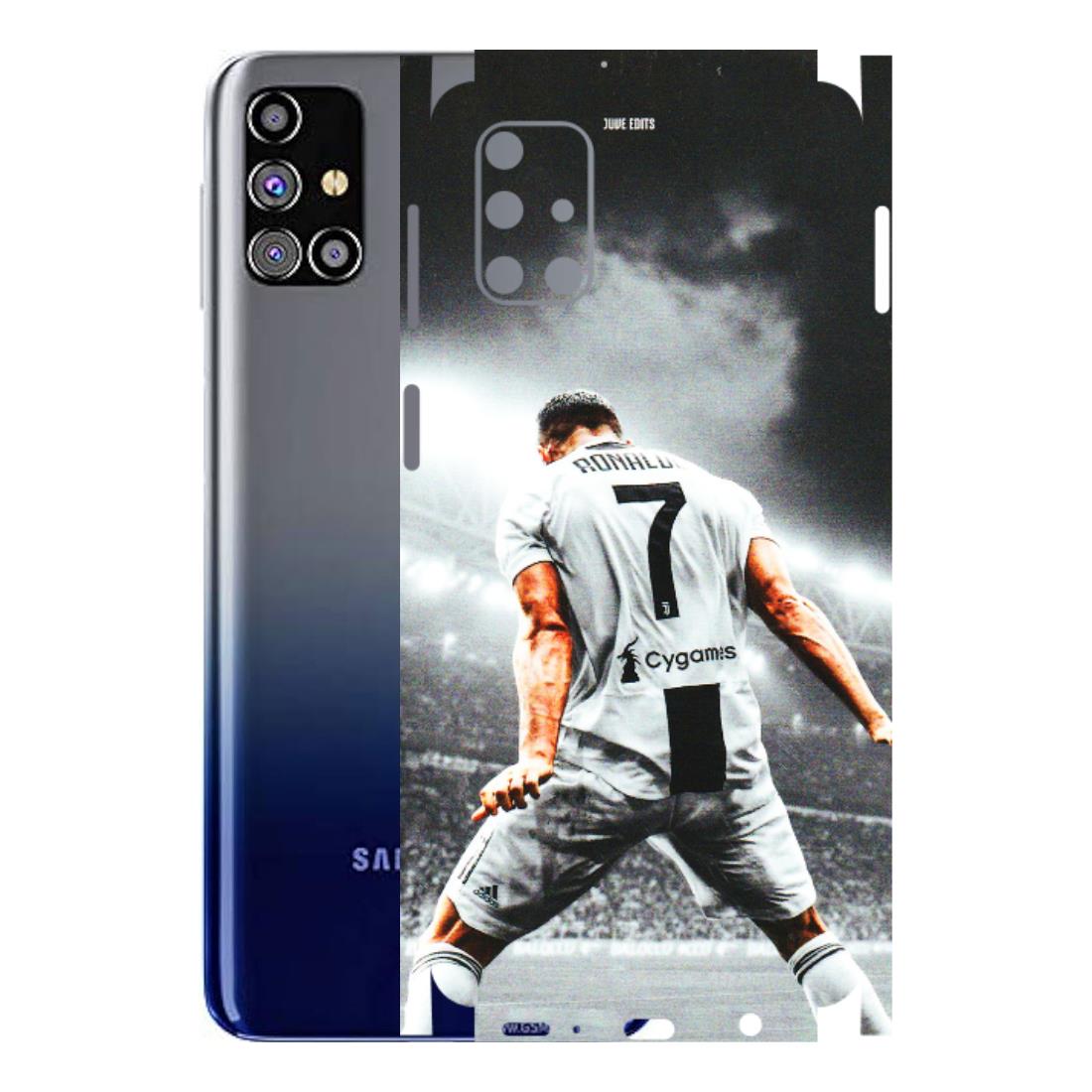 Samsung M/F/Note/Flip and C Phone Skins (All Models) - Ronaldo CR7 Crazy - 3D Embossed Finish (L-44) Samsung Galaxy M31s