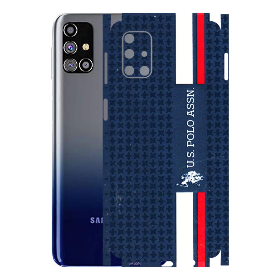Samsung M/F/Note/Flip and C Phone Skins (All Models) - US POLO Designer Brand - 3D Embossed Finish (L-65) Samsung Galaxy M31s