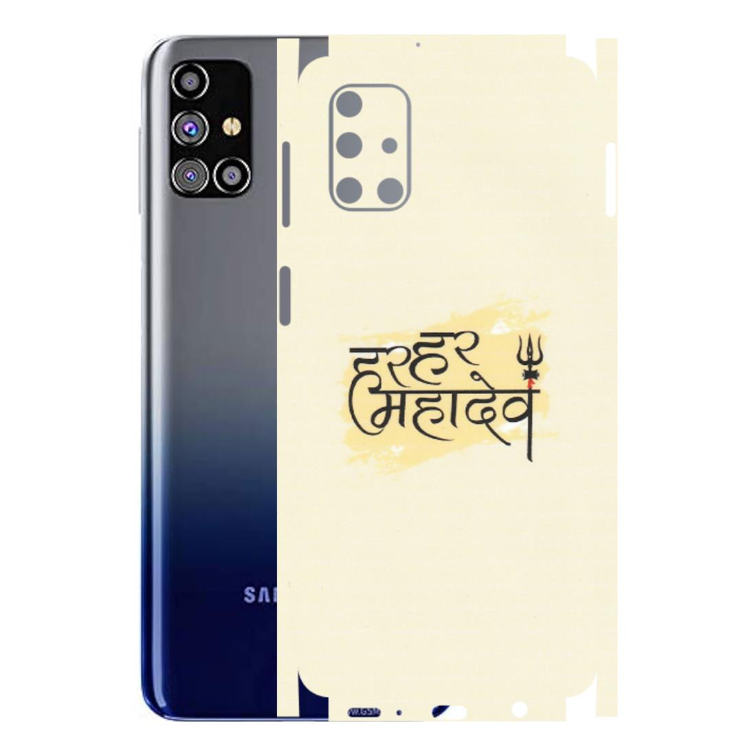 Samsung M/F/Note/Flip and C Phone Skins (All Models) - Har Har Mahadev - Matte Finish (M-10) Samsung Galaxy M31s