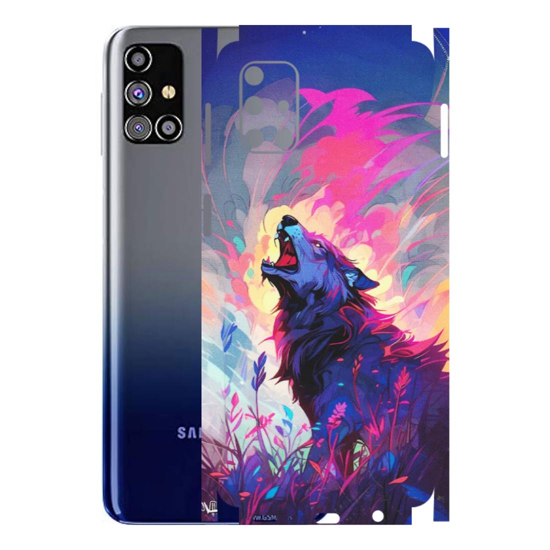 Samsung M/F/Note/Flip and C Phone Skins (All Models) - New Wild Wolf Abstract - Matte Finish (M-125) Samsung Galaxy M31s