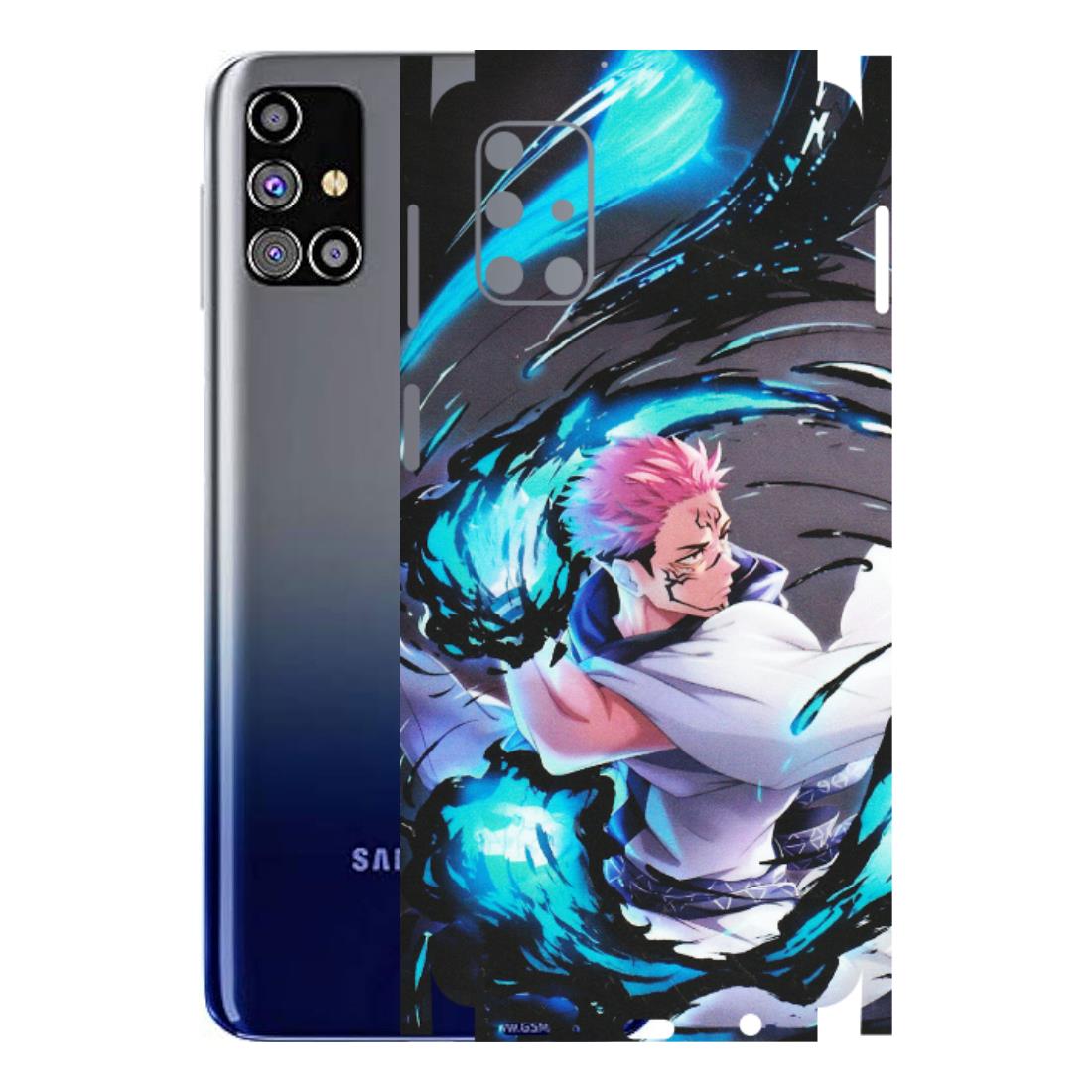 Samsung M/F/Note/Flip and C Phone Skins (All Models) - New Jujutsu Kaisen Grey Blue Anime - Matte Finish (M-127) Samsung Galaxy M31s