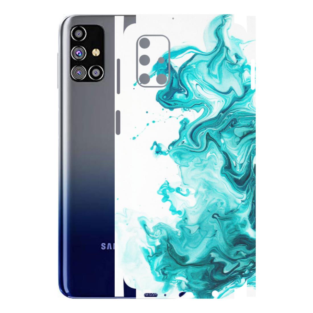 Samsung M/F/Note/Flip and C Phone Skins (All Models) - Sky Blue Abstract Colour - Matte Finish (M-146) Samsung Galaxy M31s