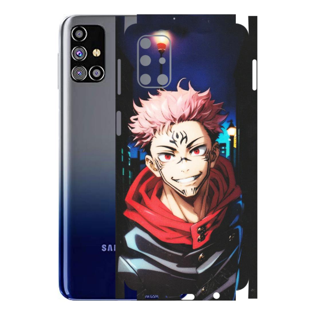 Samsung M/F/Note/Flip and C Phone Skins (All Models) - Yuji Itadori Funny Face Anime - Matte Finish (M-152) Samsung Galaxy M31s