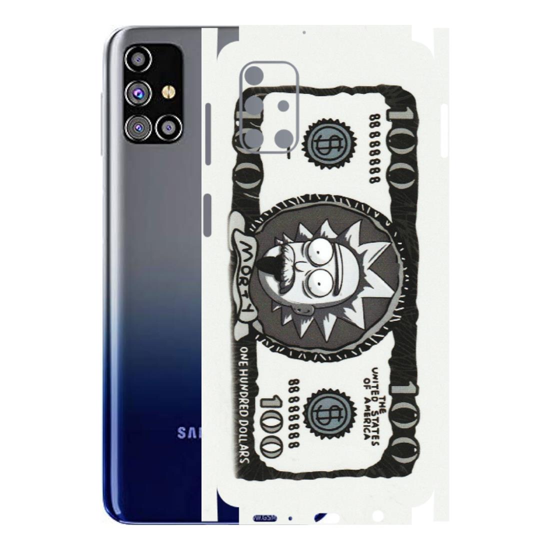 Samsung M/F/Note/Flip and C Phone Skins (All Models) - Rick And Morty Hundred Dollar Anime - Matte Finish (M-161) Samsung Galaxy M31s