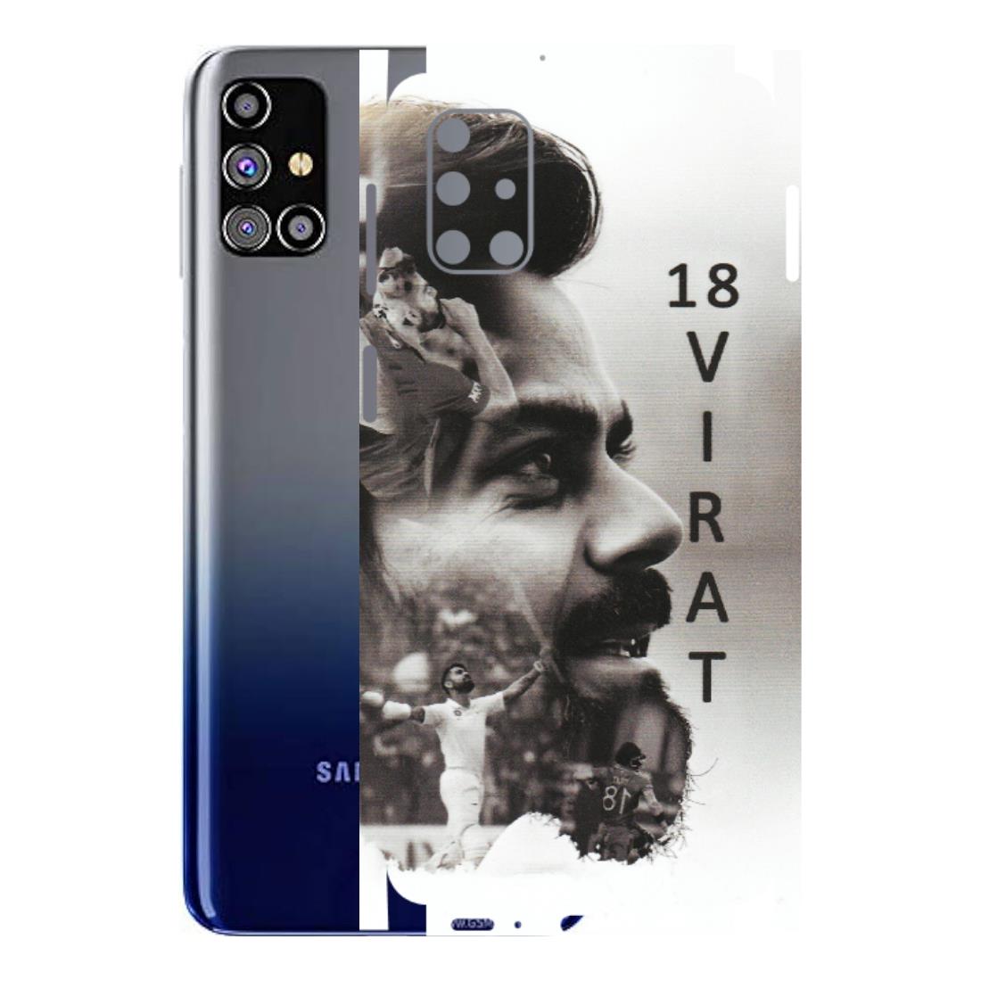 Samsung M/F/Note/Flip and C Phone Skins (All Models) - Virat Kohli Cricketer - Matte Finish (M-163) Samsung Galaxy M31s