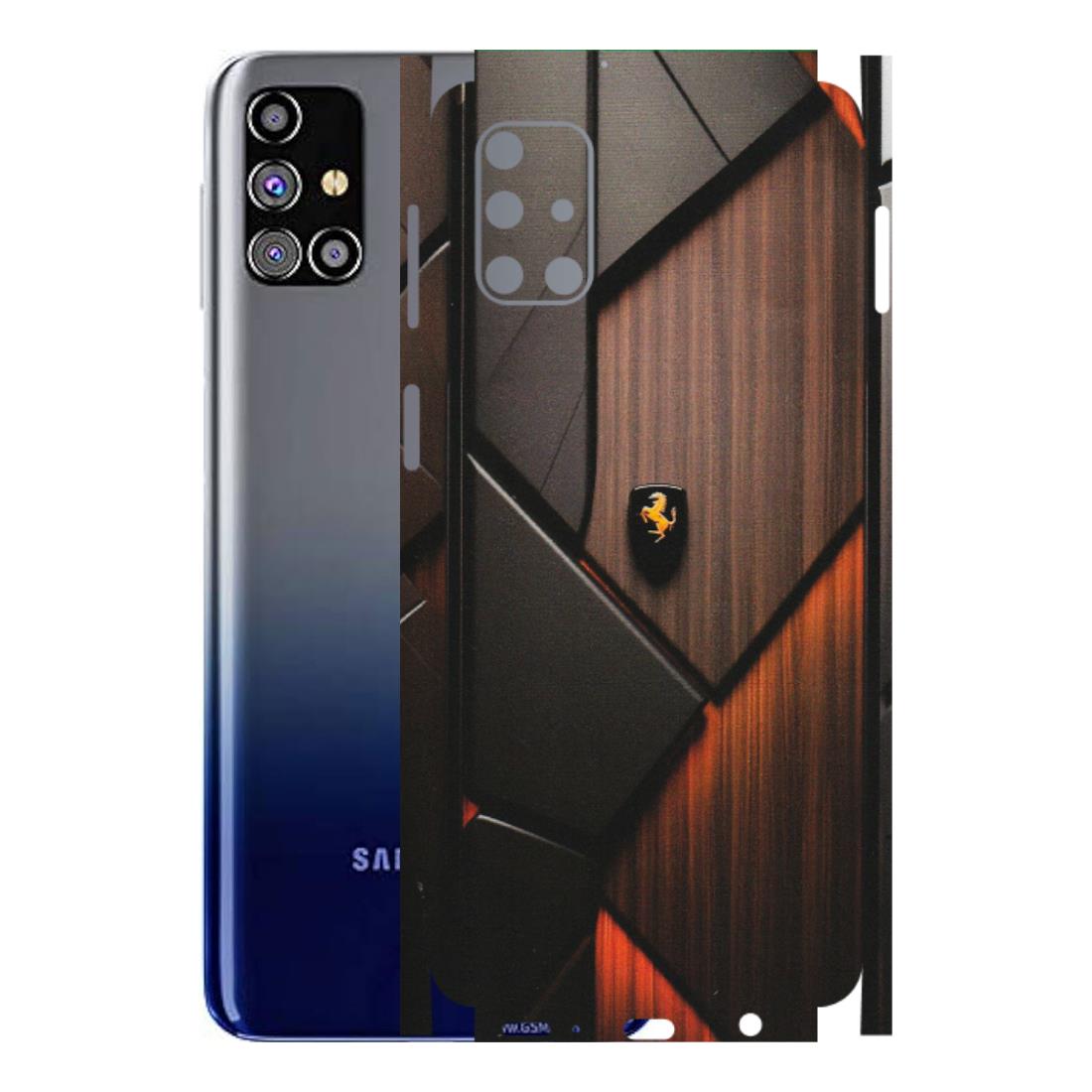 Samsung M/F/Note/Flip and C Phone Skins (All Models) - Lambo Beauty Wood Pattern Sober - Matte Finish (M-51) Samsung Galaxy M31s