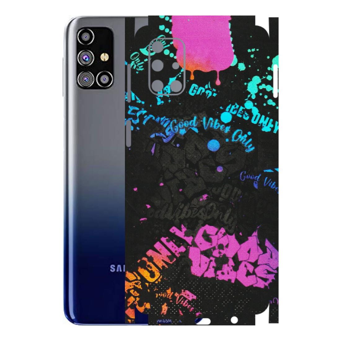 Samsung M/F/Note/Flip and C Phone Skins (All Models) - Majestic Black Vibes - Matte Finish (M-62) Samsung Galaxy M31s