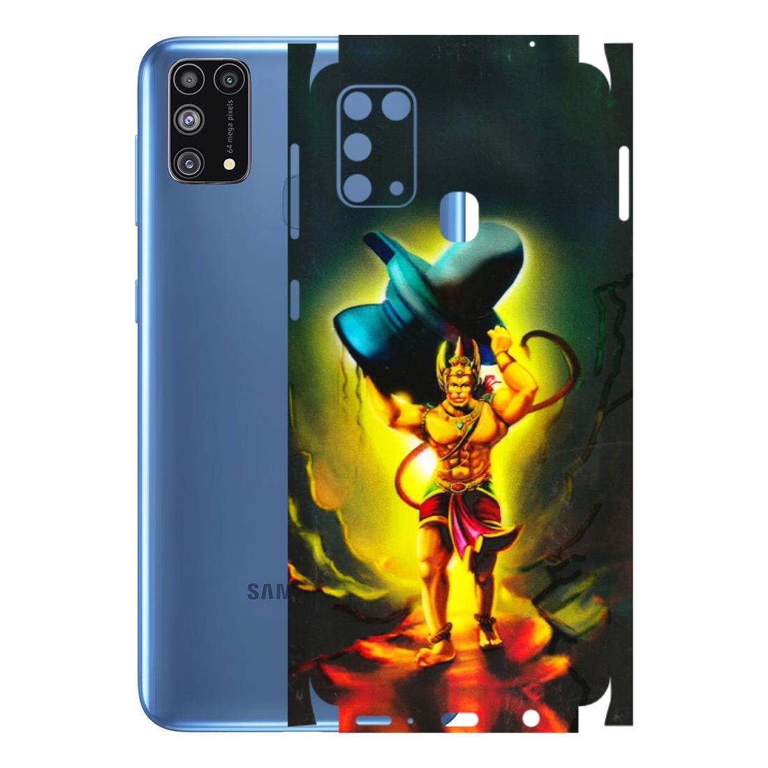 Samsung M/F/Note/Flip and C Phone Skins (All Models) - Hanuman Ji - 3D Embossed Finish (L-128) Samsung Galaxy M31
