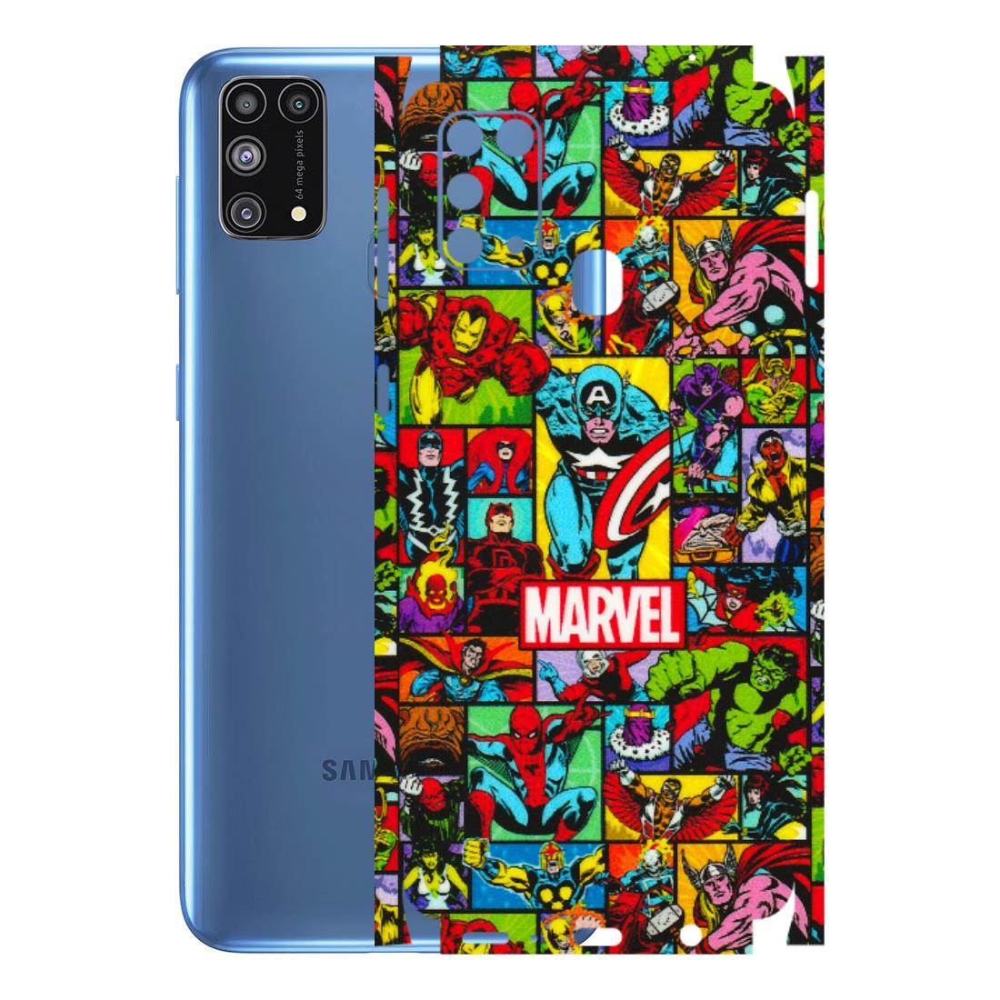 Samsung M/F/Note/Flip and C Phone Skins (All Models) - MARVELOUS Comic Characters - 3D Embossed Finish (L-129) Samsung Galaxy M31