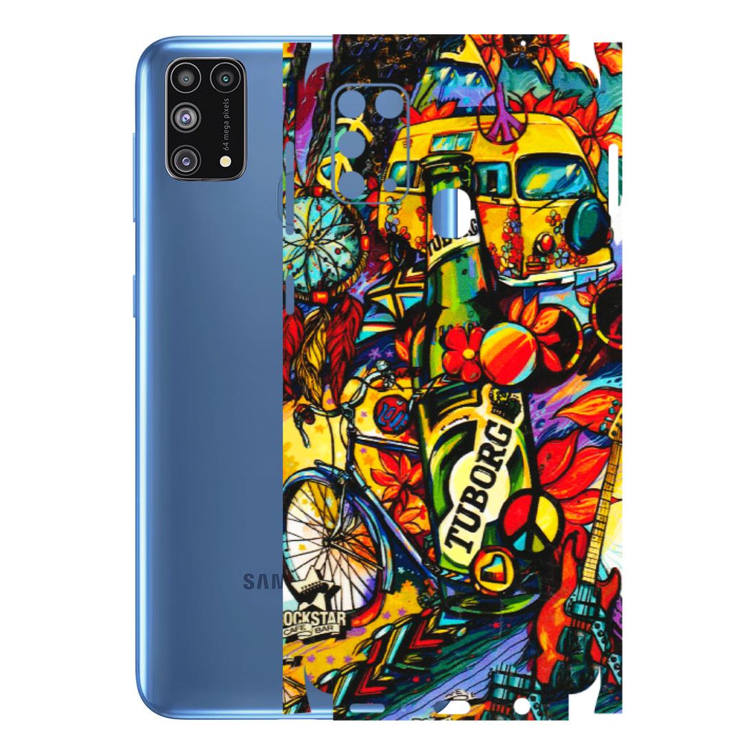 Samsung M/F/Note/Flip and C Phone Skins (All Models) - Cool Beer Bottle - 3D Embossed Finish (L-193) Samsung Galaxy M31