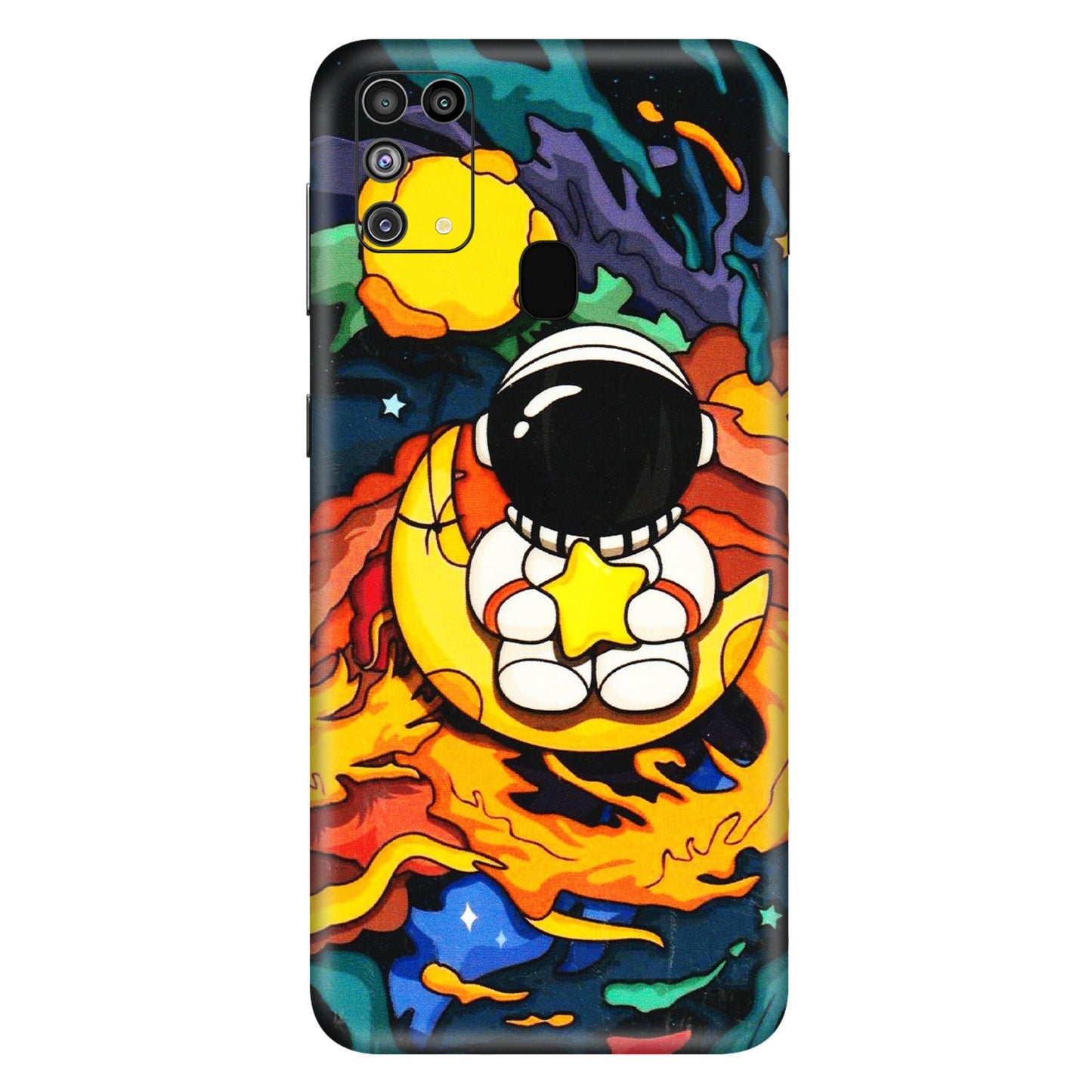 Samsung M/F/Note/Flip and C Phone Skins (All Models) - Baby Astronaut - 3D Embossed Finish (L-197) Samsung Galaxy M31