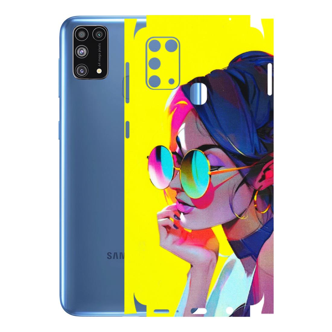 Samsung M/F/Note/Flip and C Phone Skins (All Models) - Bold Stylish Girl - 3D Embossed Finish (L-222) Samsung Galaxy M31