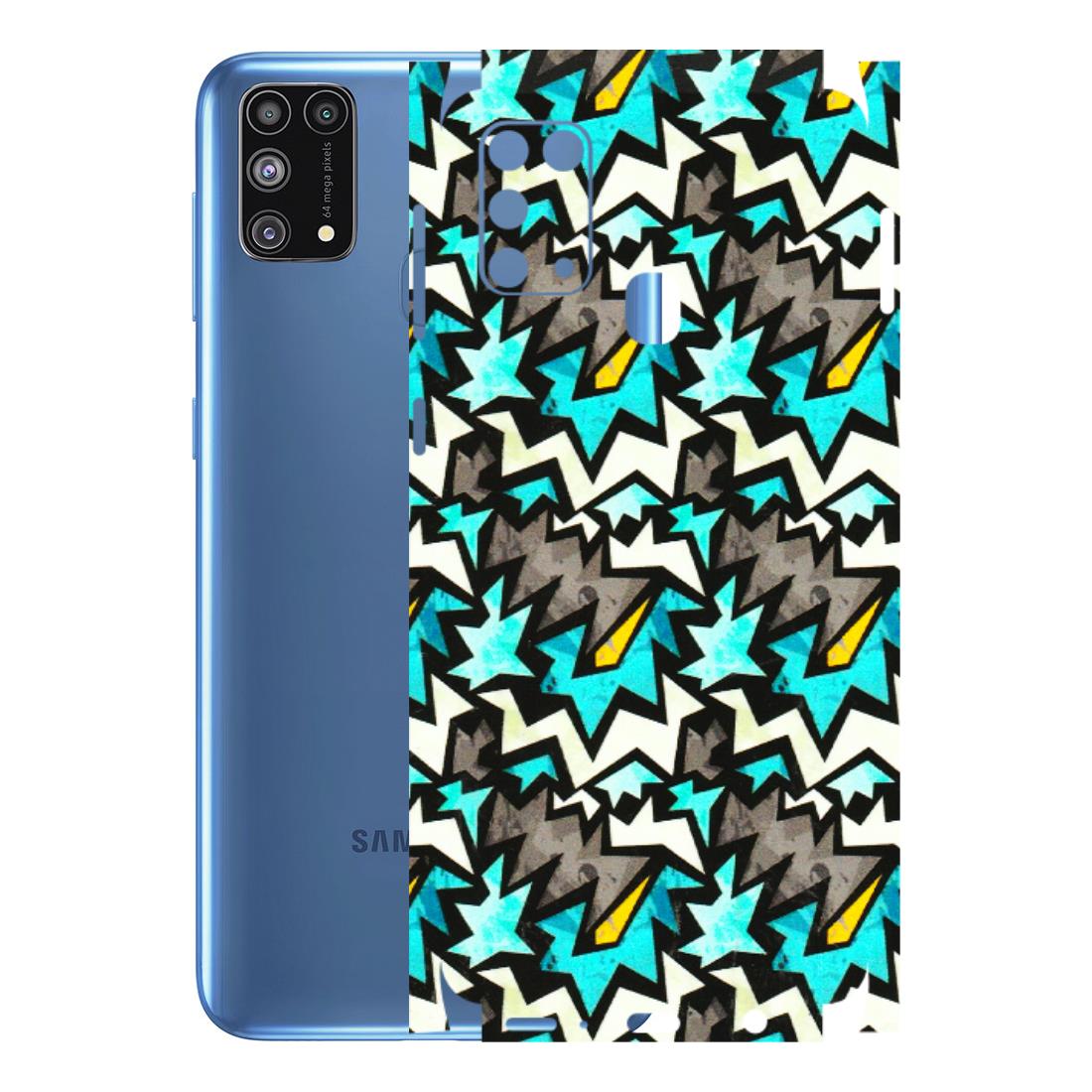 Samsung M/F/Note/Flip and C Phone Skins (All Models) - Funky Zig Zag - 3D Embossed Finish (L-223) Samsung Galaxy M31
