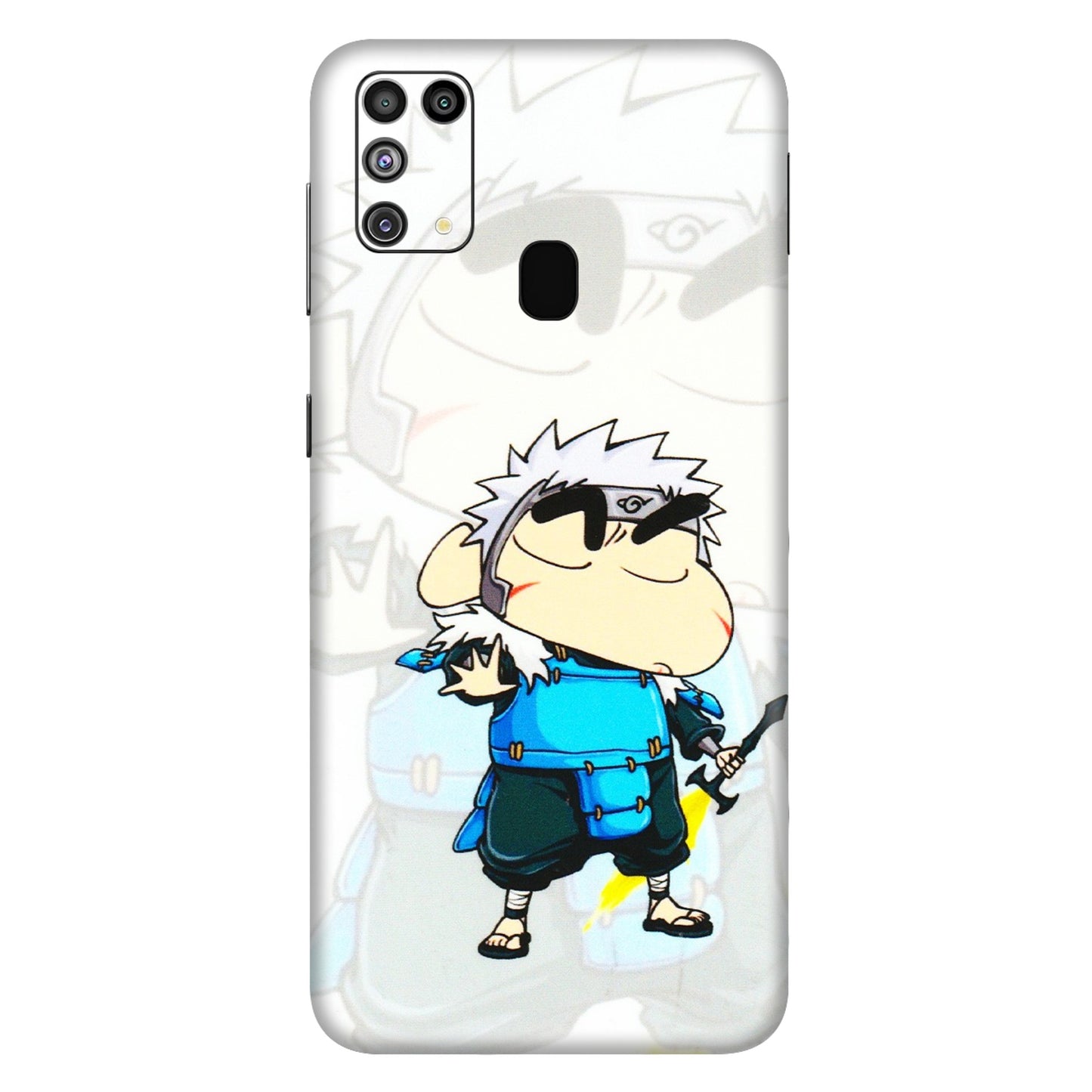 Samsung M/F/Note/Flip and C Phone Skins (All Models) - Angry Young Shinchan - 3D Embossed Finish (L-226) Samsung Galaxy M31