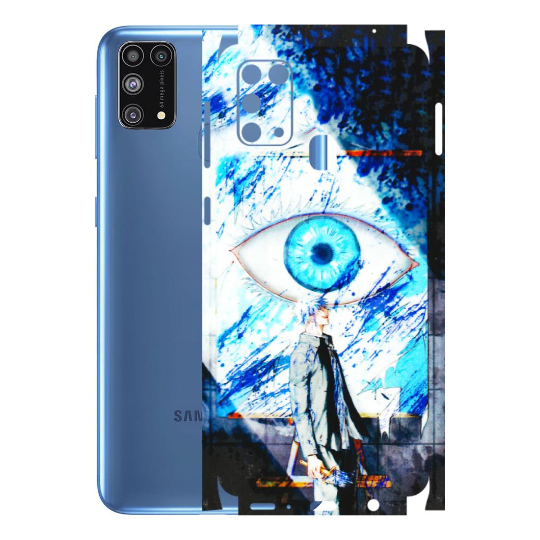Samsung M/F/Note/Flip and C Phone Skins (All Models) - Gojo Satoru evil eye - 3D Embossed Finish (L-239) Samsung Galaxy M31