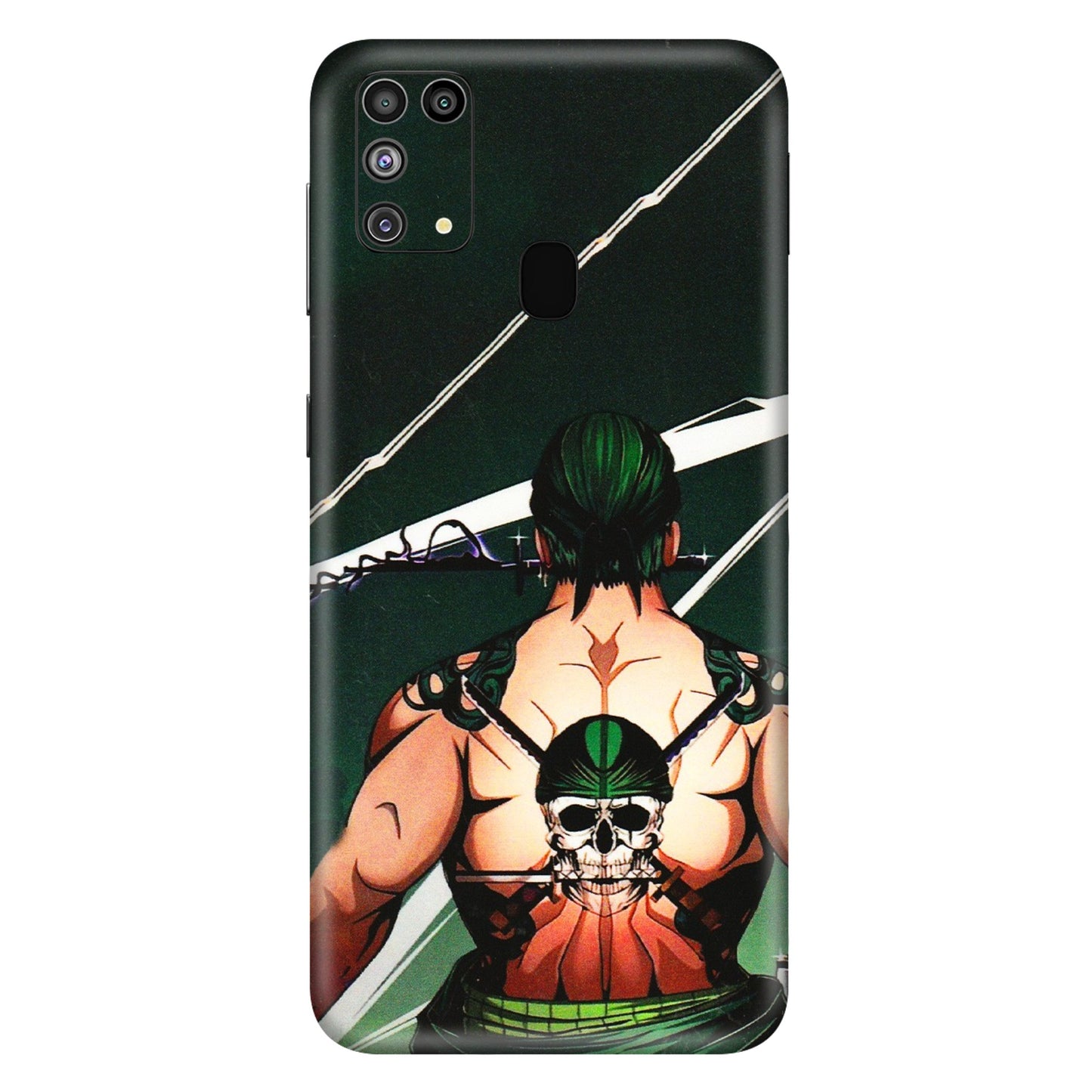 Samsung M/F/Note/Flip and C Phone Skins (All Models) - Zoro Anime - 3D Embossed Finish (L-23) Samsung Galaxy M31