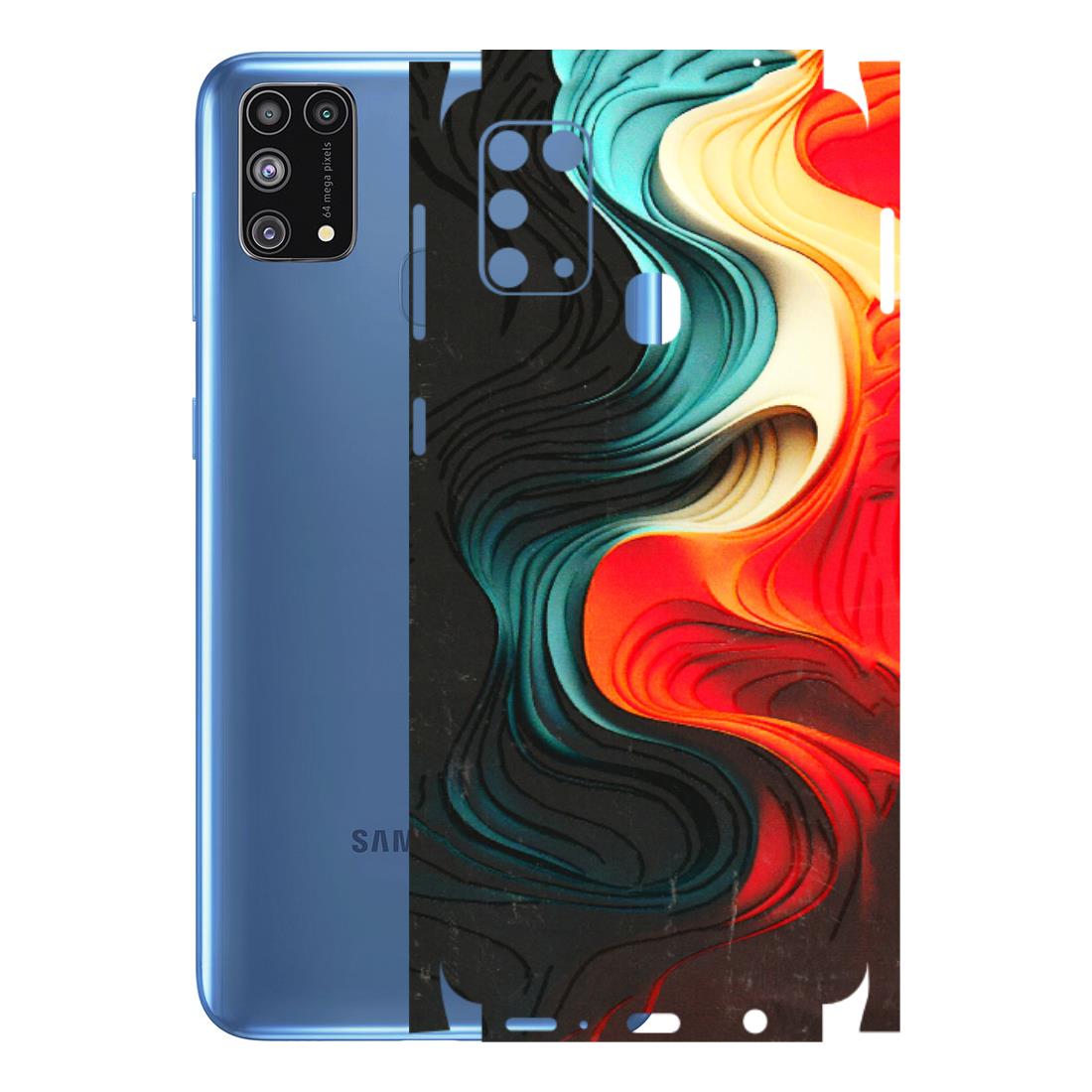 Samsung M/F/Note/Flip and C Phone Skins (All Models) - The Silky Swirl - 3D Embossed Finish (L-240) Samsung Galaxy M31