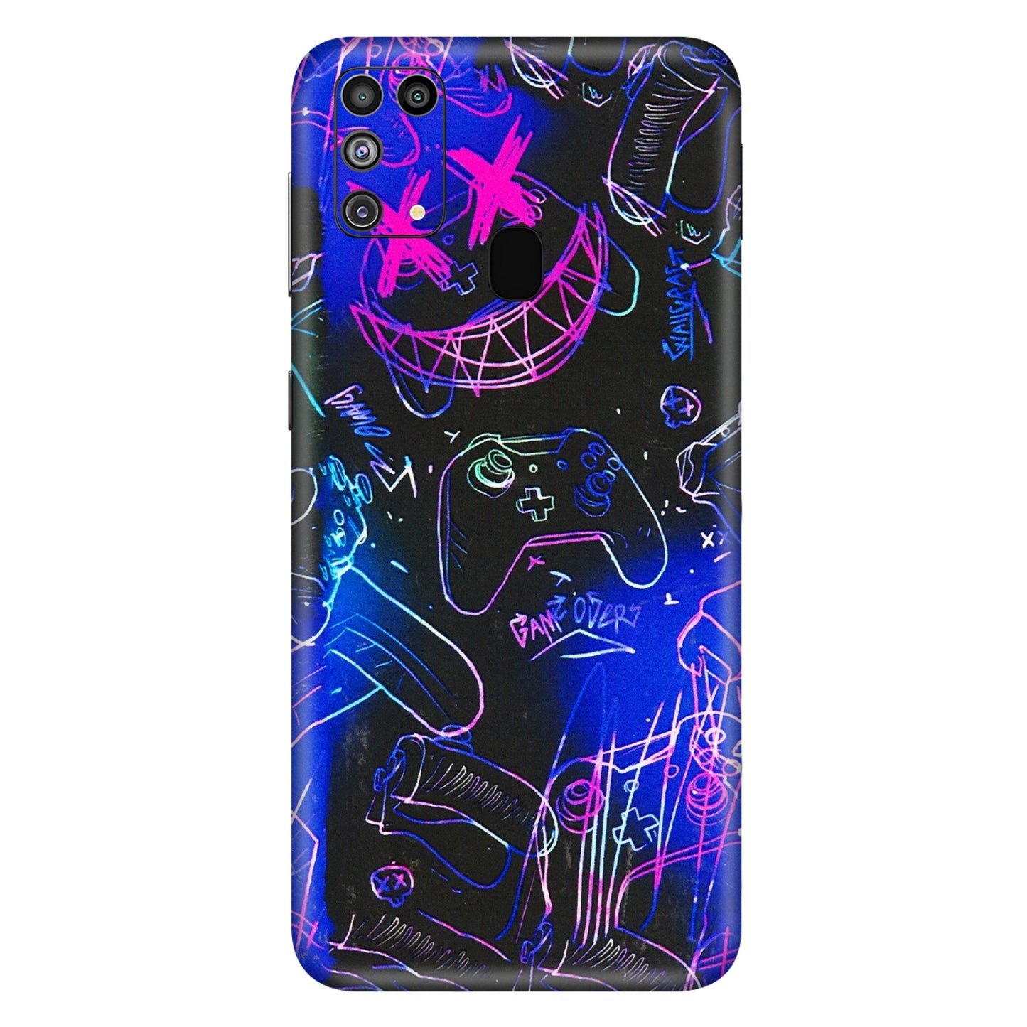 Samsung M/F/Note/Flip and C Phone Skins (All Models) - Gamers Paradise - 3D Embossed Finish (L-258) Samsung Galaxy M31