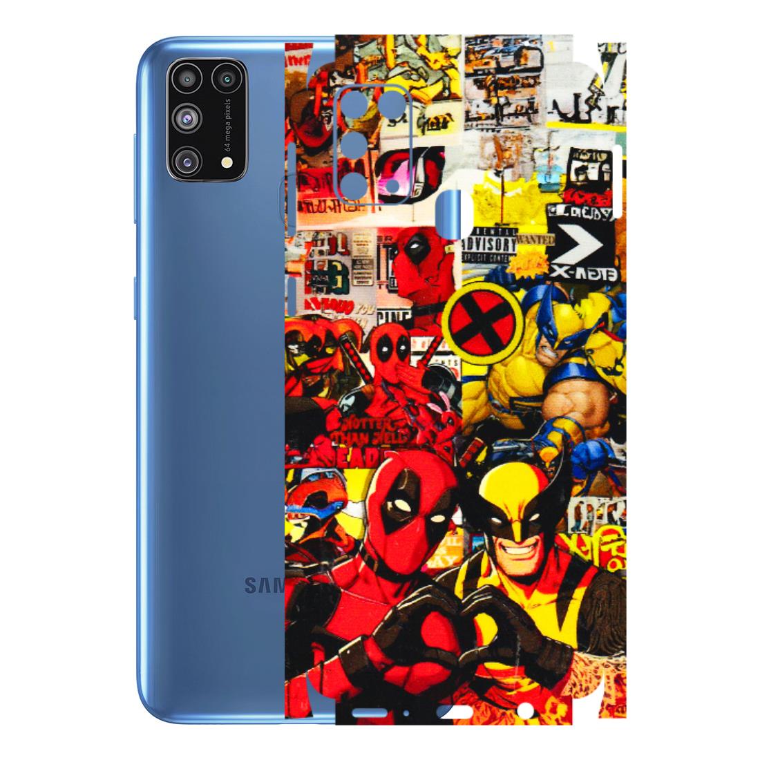 Samsung M/F/Note/Flip and C Phone Skins (All Models) - Spidy Wolverine - 3D Embossed Finish (L-310) Samsung Galaxy M31