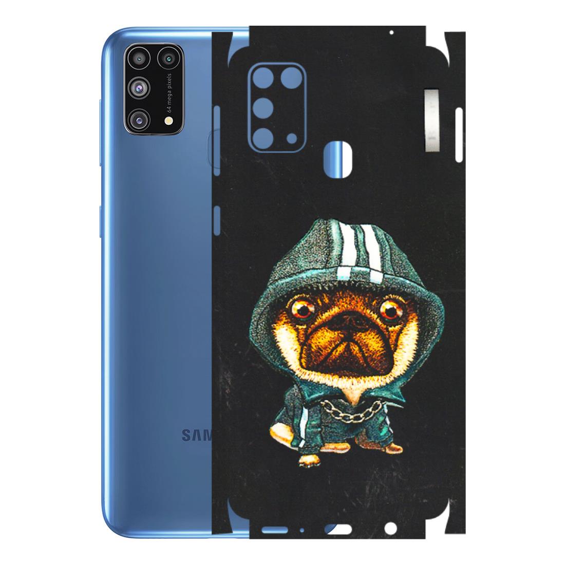 Samsung M/F/Note/Flip and C Phone Skins (All Models) - Puppy N Hoodie - 3D Embossed Finish (L-90) Samsung Galaxy M31