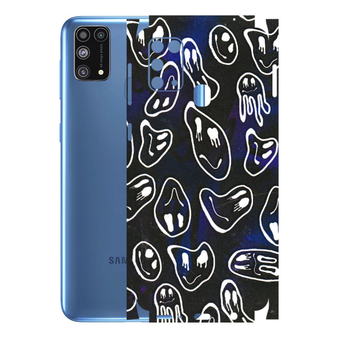 Samsung M/F/Note/Flip and C Phone Skins (All Models) - Distorted Smileys - 3D Embossed Finish (L-92) Samsung Galaxy M31