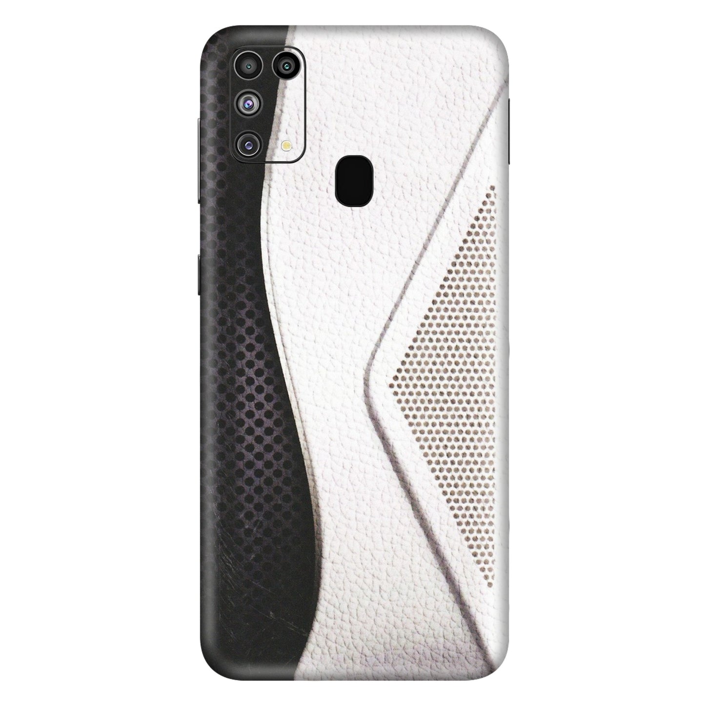 Samsung M/F/Note/Flip and C Phone Skins (All Models) - Black And White Iconic Convoy - Matte Finish (M-149) Samsung Galaxy M31