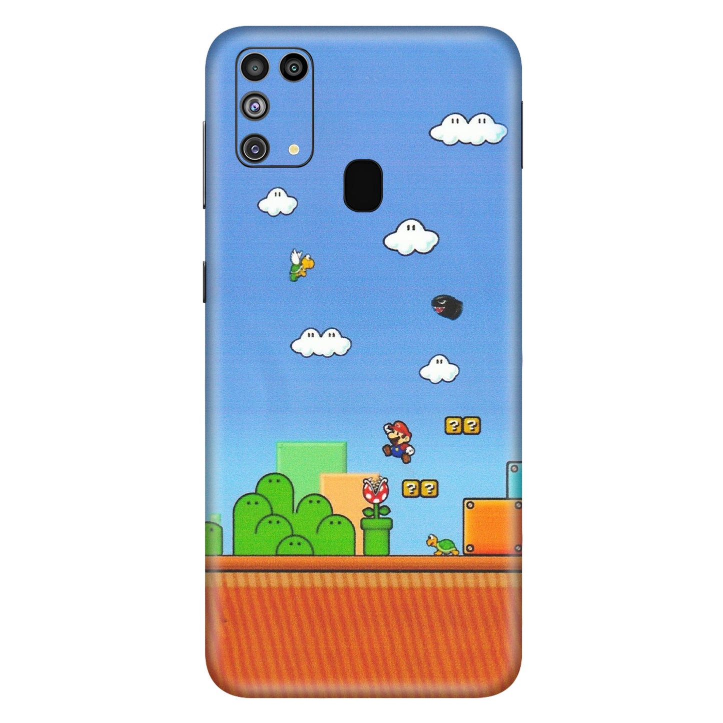 Samsung M/F/Note/Flip and C Phone Skins (All Models) - Mario Game Scene - Matte Finish (M-24) Samsung Galaxy M31
