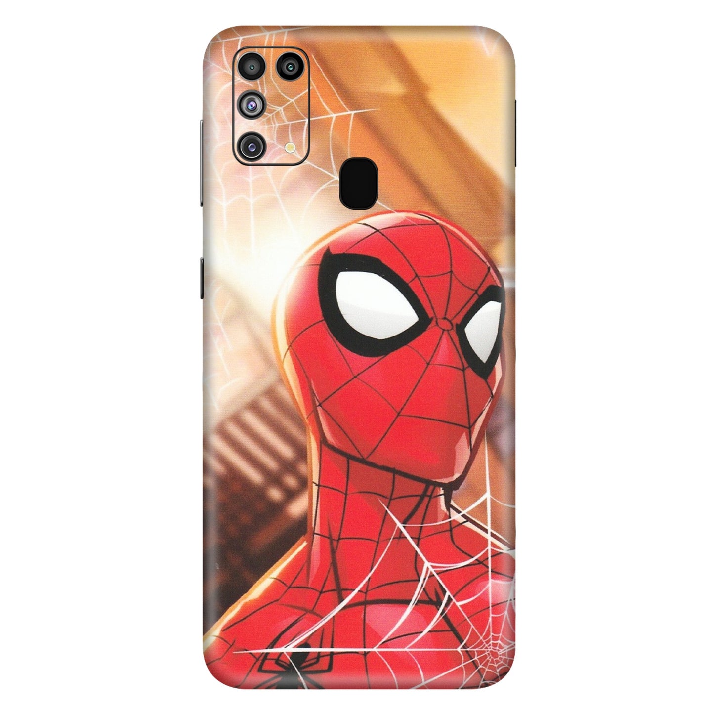 Samsung M/F/Note/Flip and C Phone Skins (All Models) - Spiderman Face New - Matte Finish (M-41) Samsung Galaxy M31