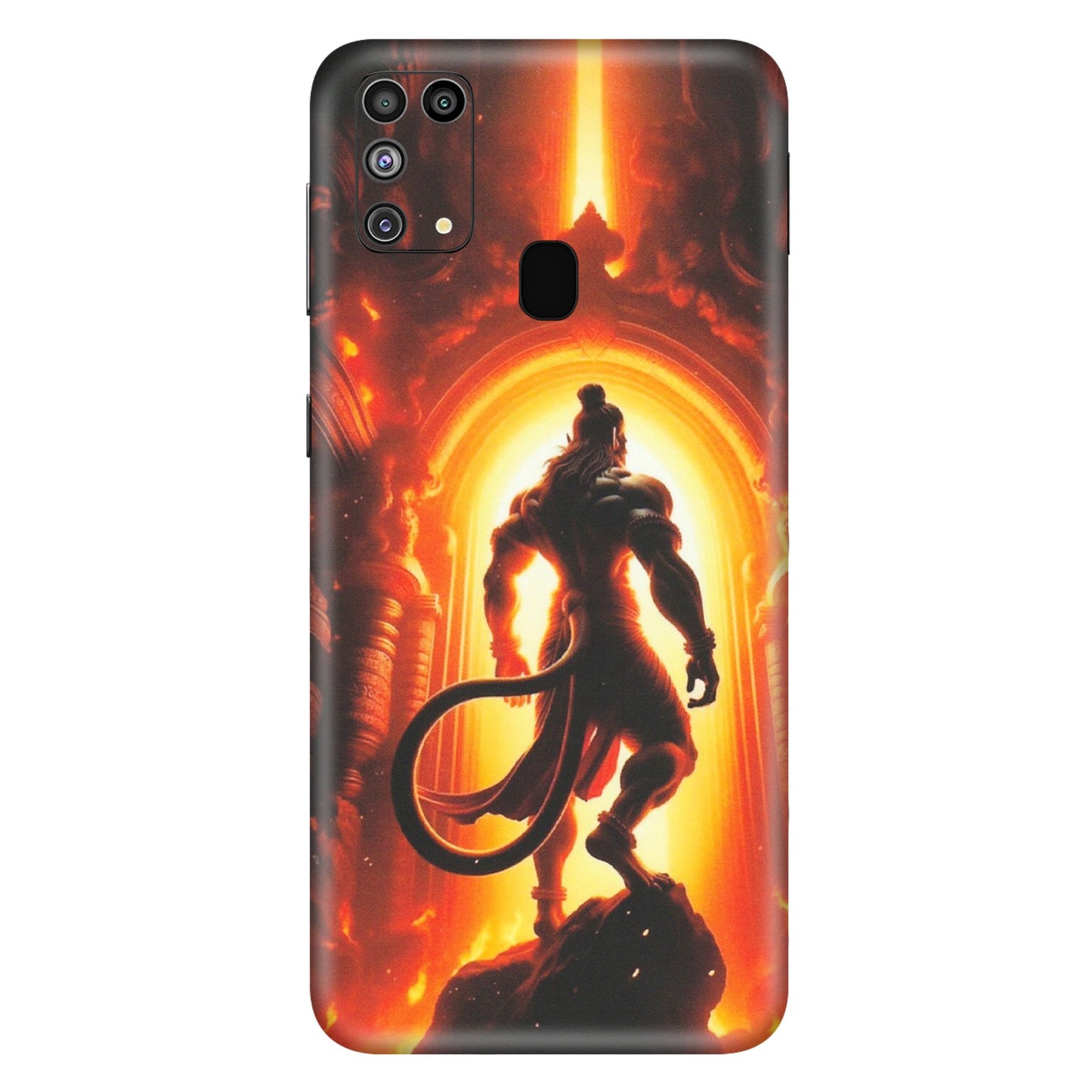 Samsung M/F/Note/Flip and C Phone Skins (All Models) - HanumanJi - Matte Finish (M-06) Samsung Galaxy M31