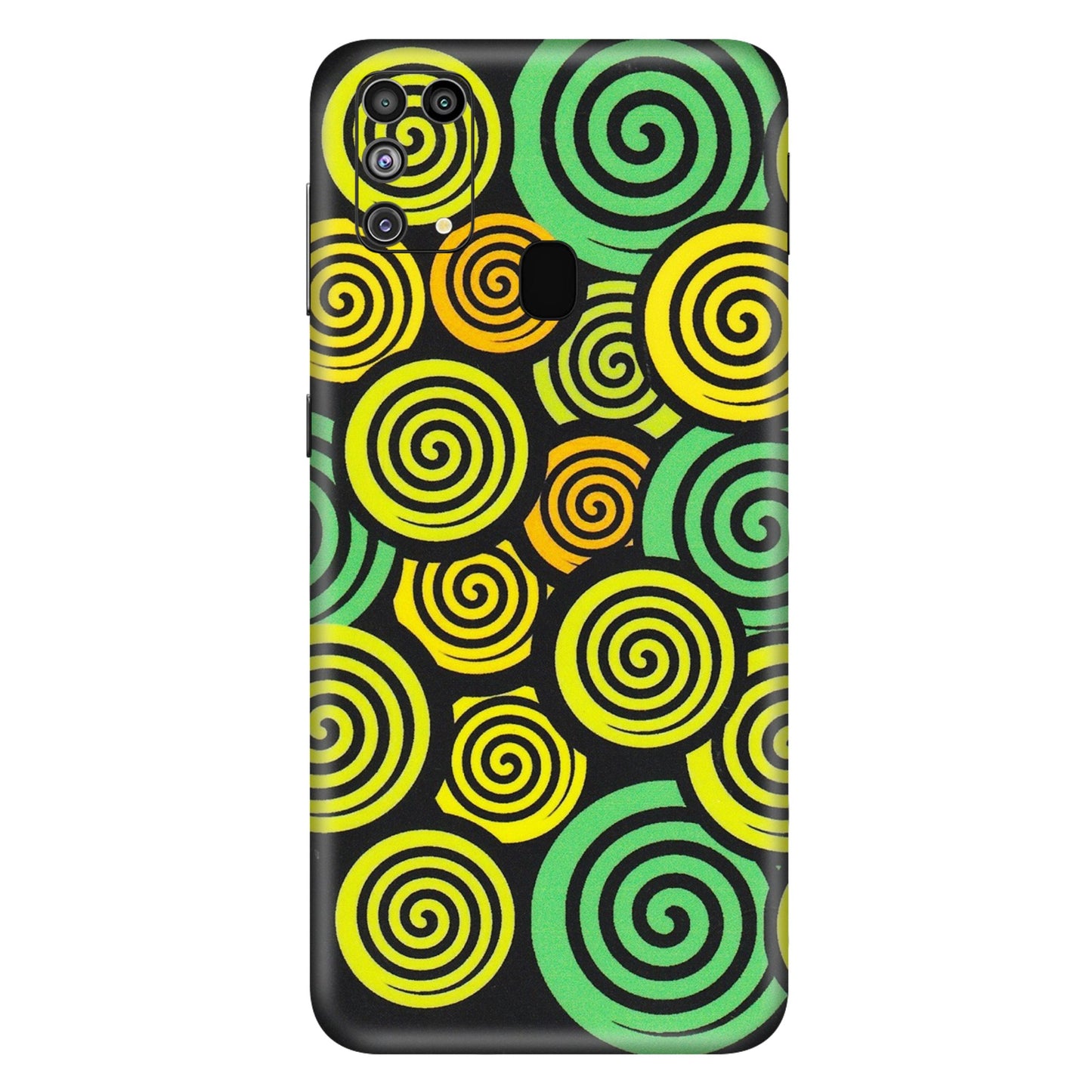 Samsung M/F/Note/Flip and C Phone Skins (All Models) - Crazy Spiral - Matte Finish (M-91) Samsung Galaxy M31