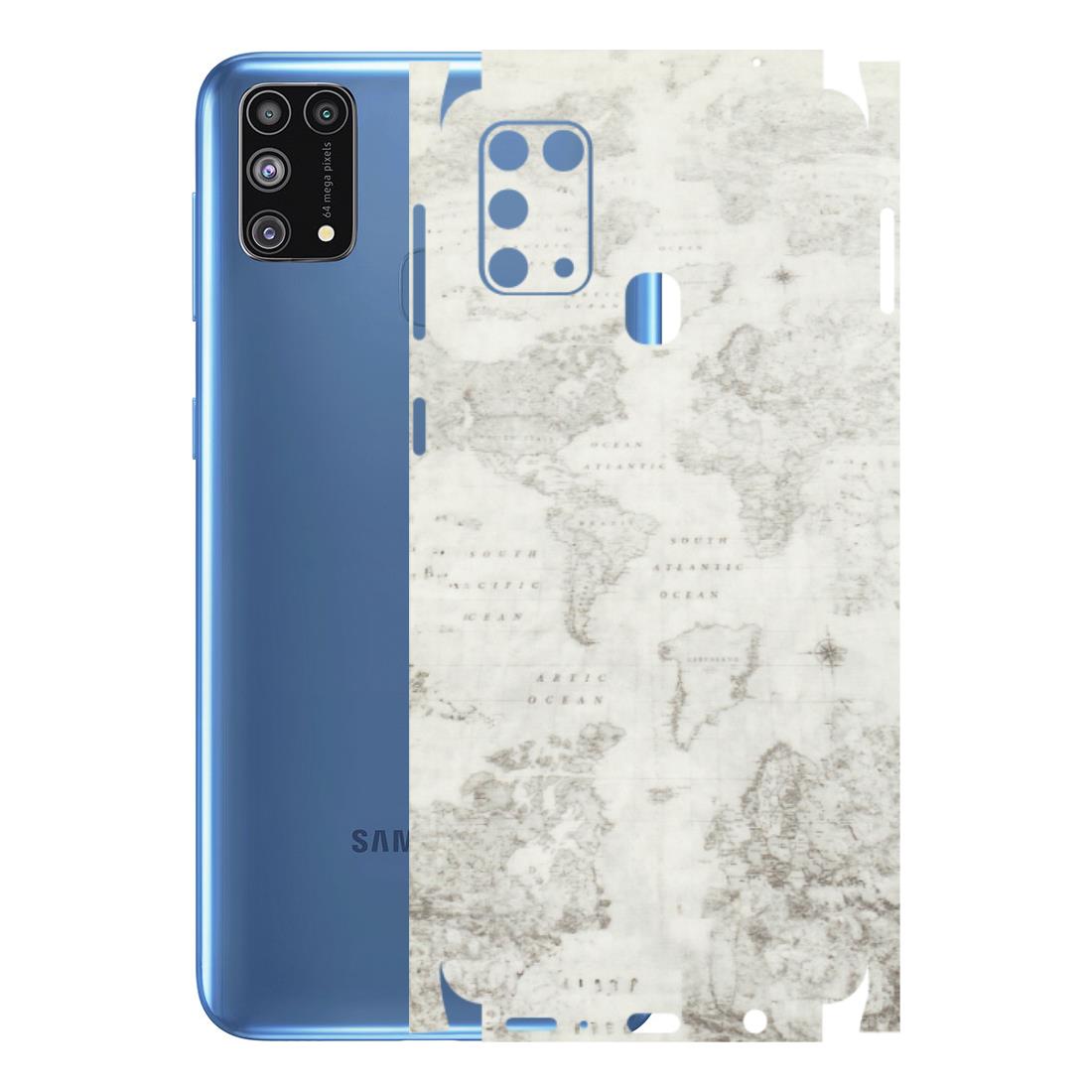 Samsung M/F/Note/Flip and C Phone Skins (All Models) - World Travel Map - Transparent Finish (T-04) Samsung Galaxy M31