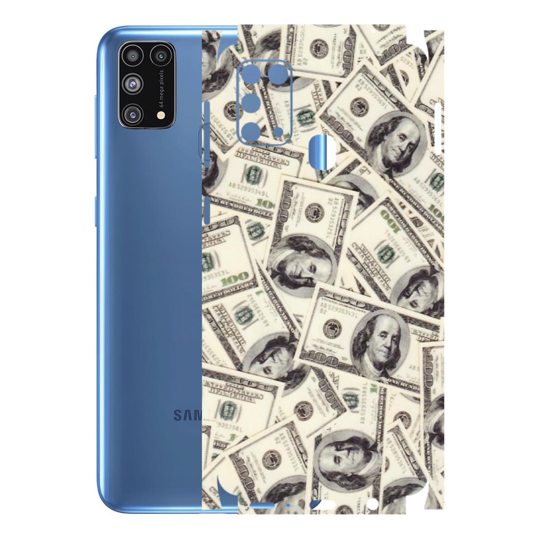 Samsung M/F/Note/Flip and C Phone Skins (All Models) - Dollar Lover - Transparent Finish (T-17) Samsung Galaxy M31
