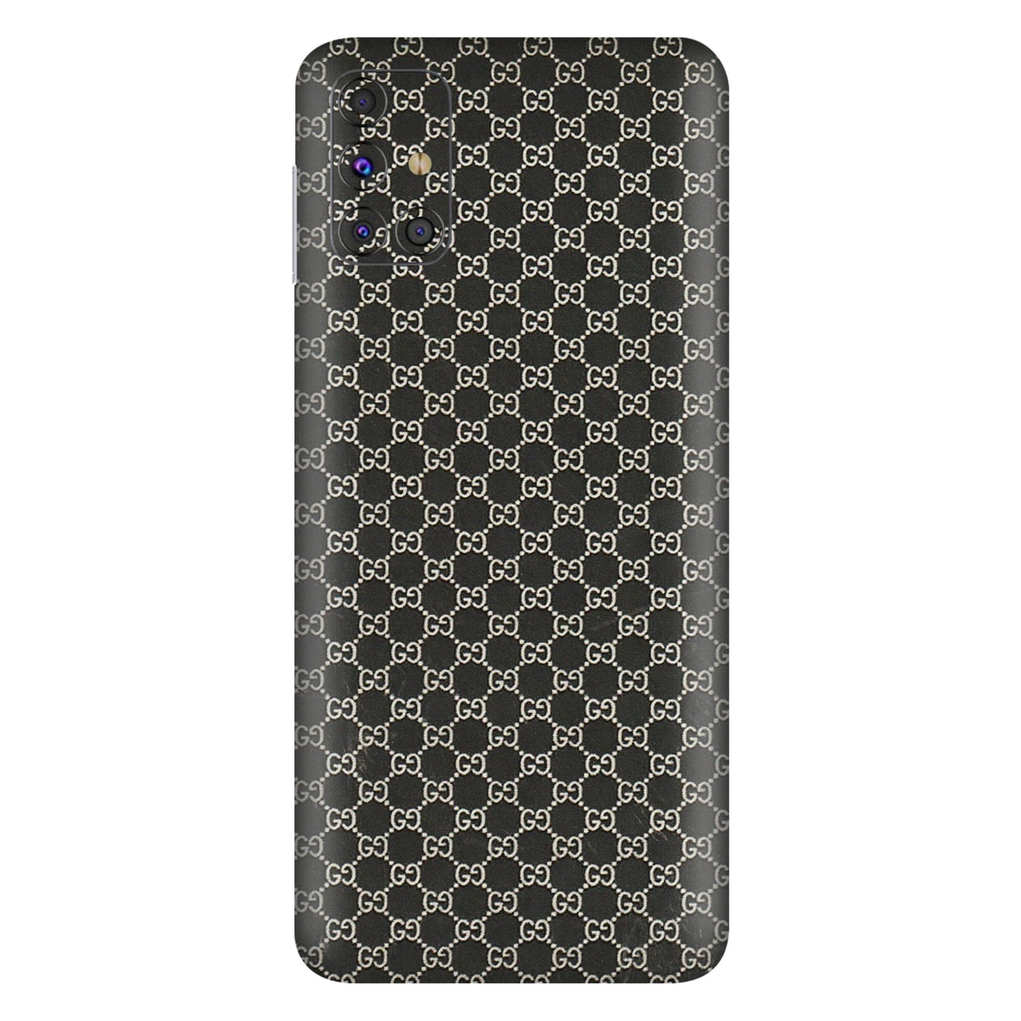 Samsung M/F/Note/Flip and C Phone Skins (All Models) - Black G Print - 3D Embossed Finish (L-109) Samsung Galaxy M31s
