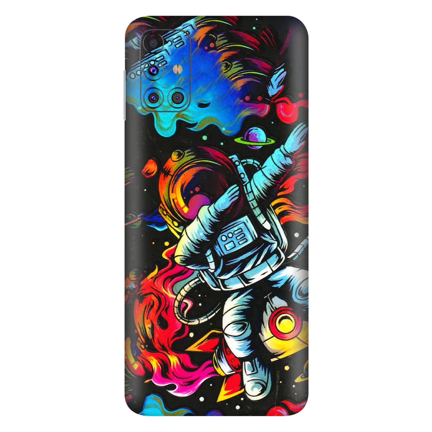 Samsung M/F/Note/Flip and C Phone Skins (All Models) - Astronaut Dope - 3D Embossed Finish (L-191) Samsung Galaxy M31s
