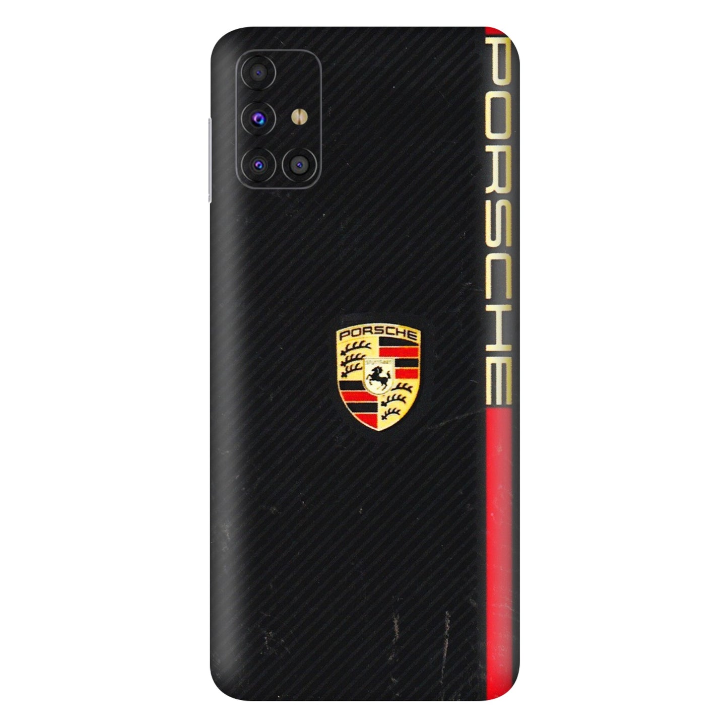 Samsung M/F/Note/Flip and C Phone Skins (All Models) - Premium Porsche - 3D Embossed Finish (L-225) Samsung Galaxy M31s